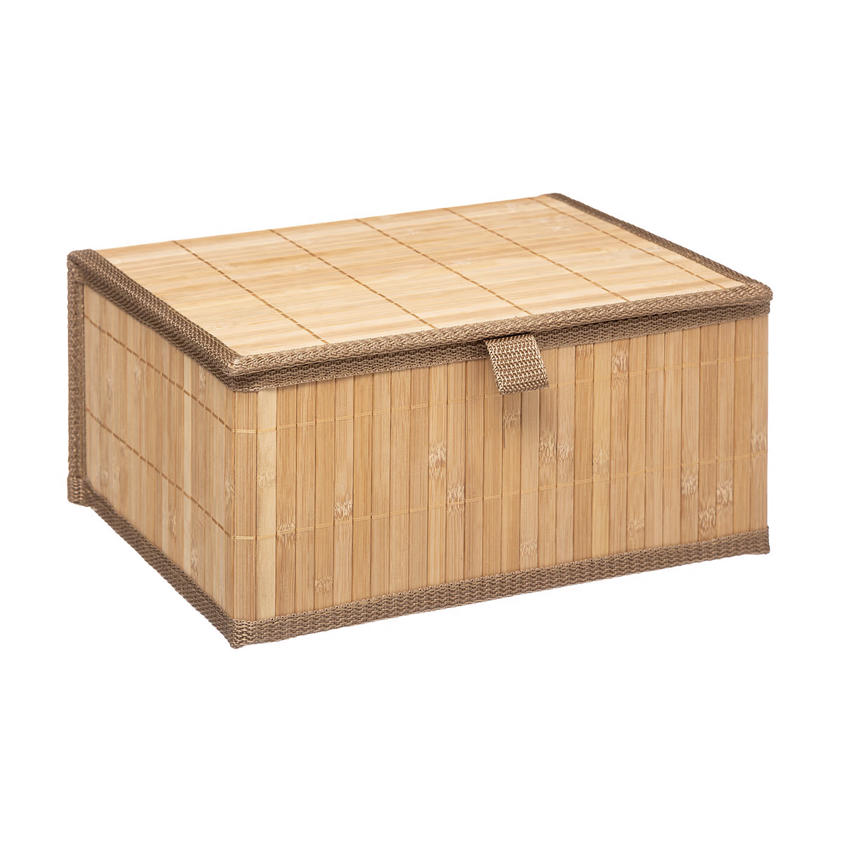Lot de 3 boîtes de rangement en bambou — vue 3