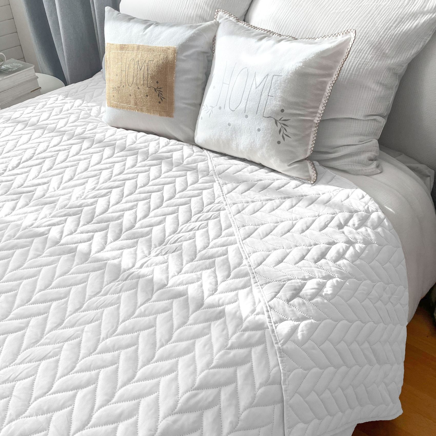 Couvre lit en microfibre dessin par ultrason — vue 3