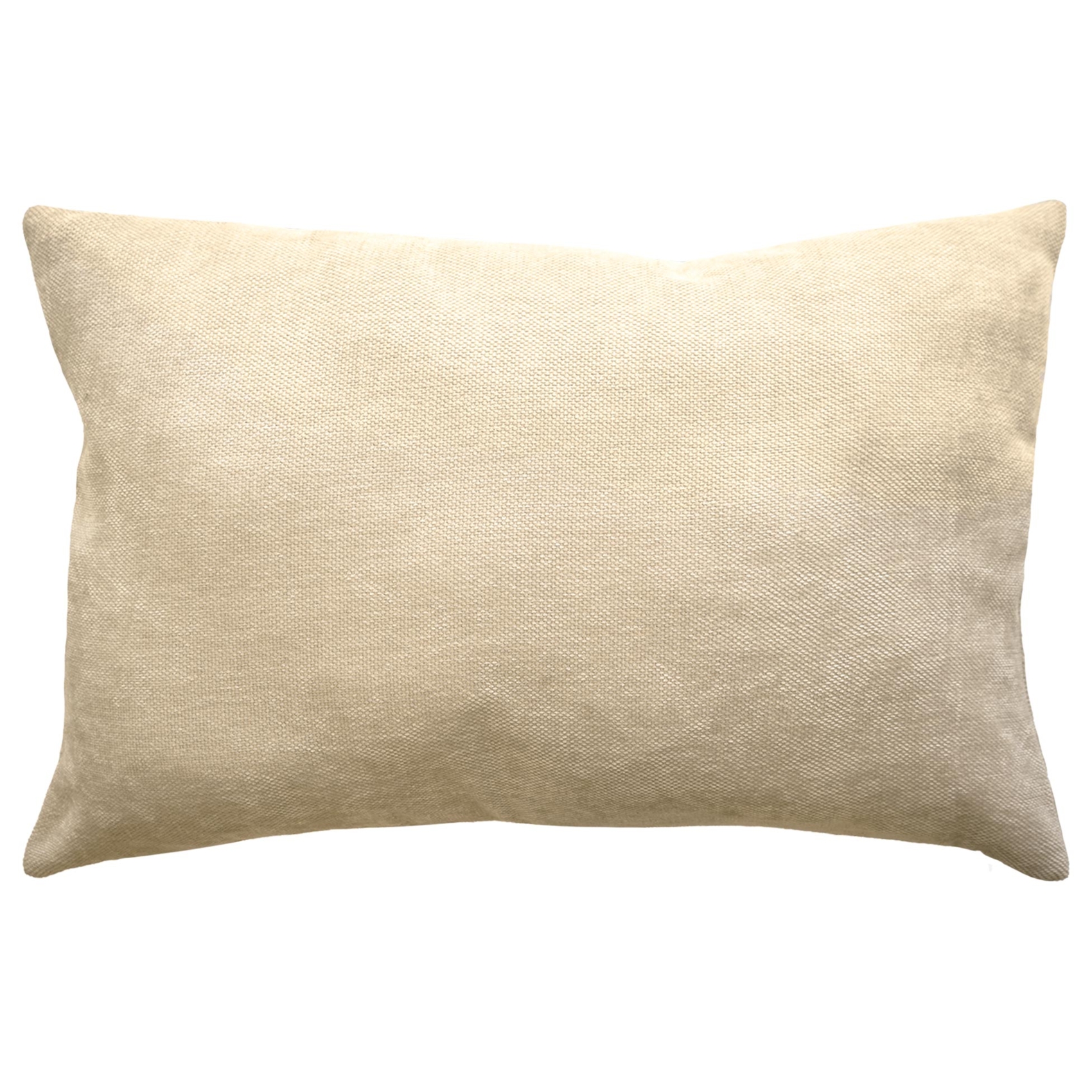Coussin décoratif rectangulaire déhoussable en velours chenille