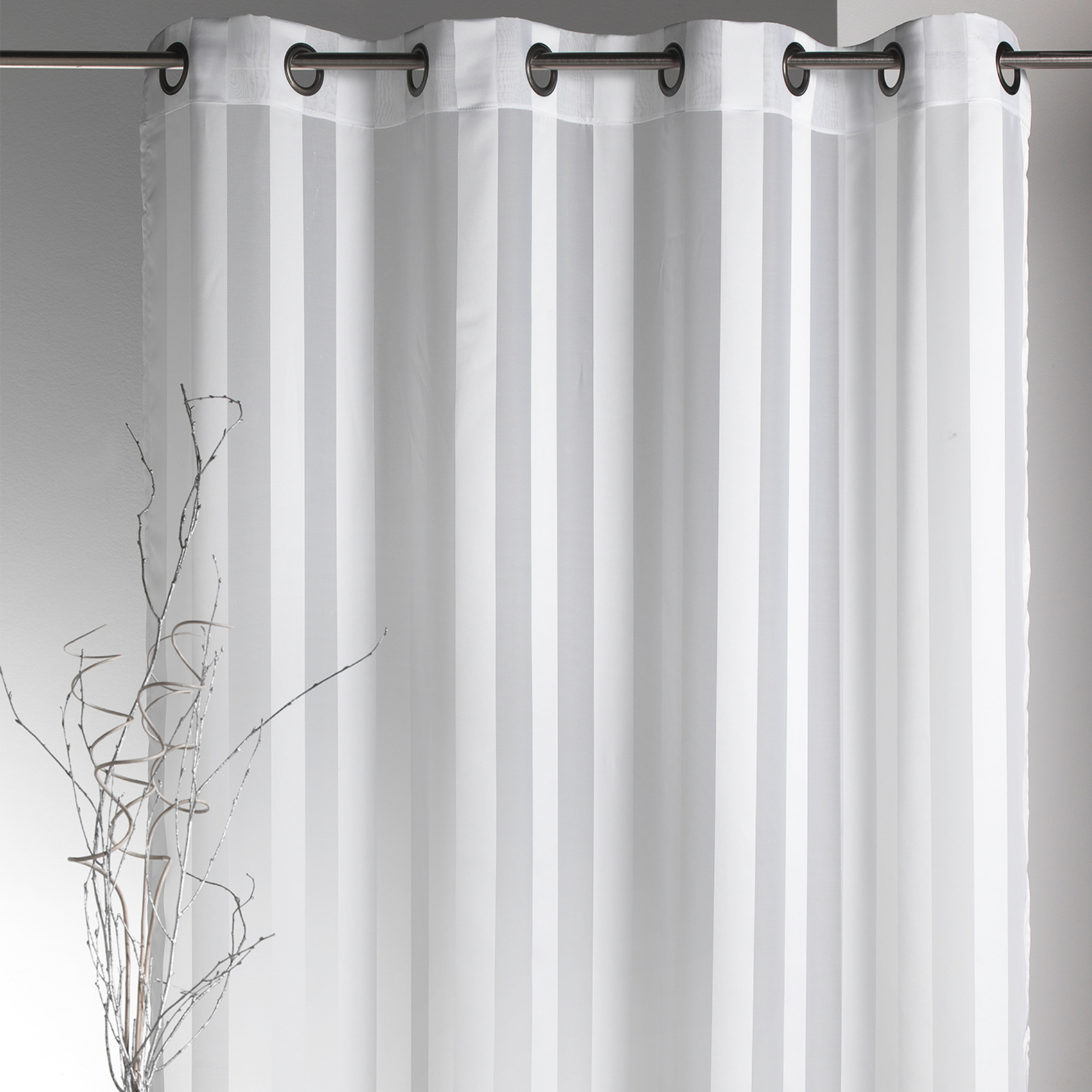 Voilage  à rayures tissées — vue 4