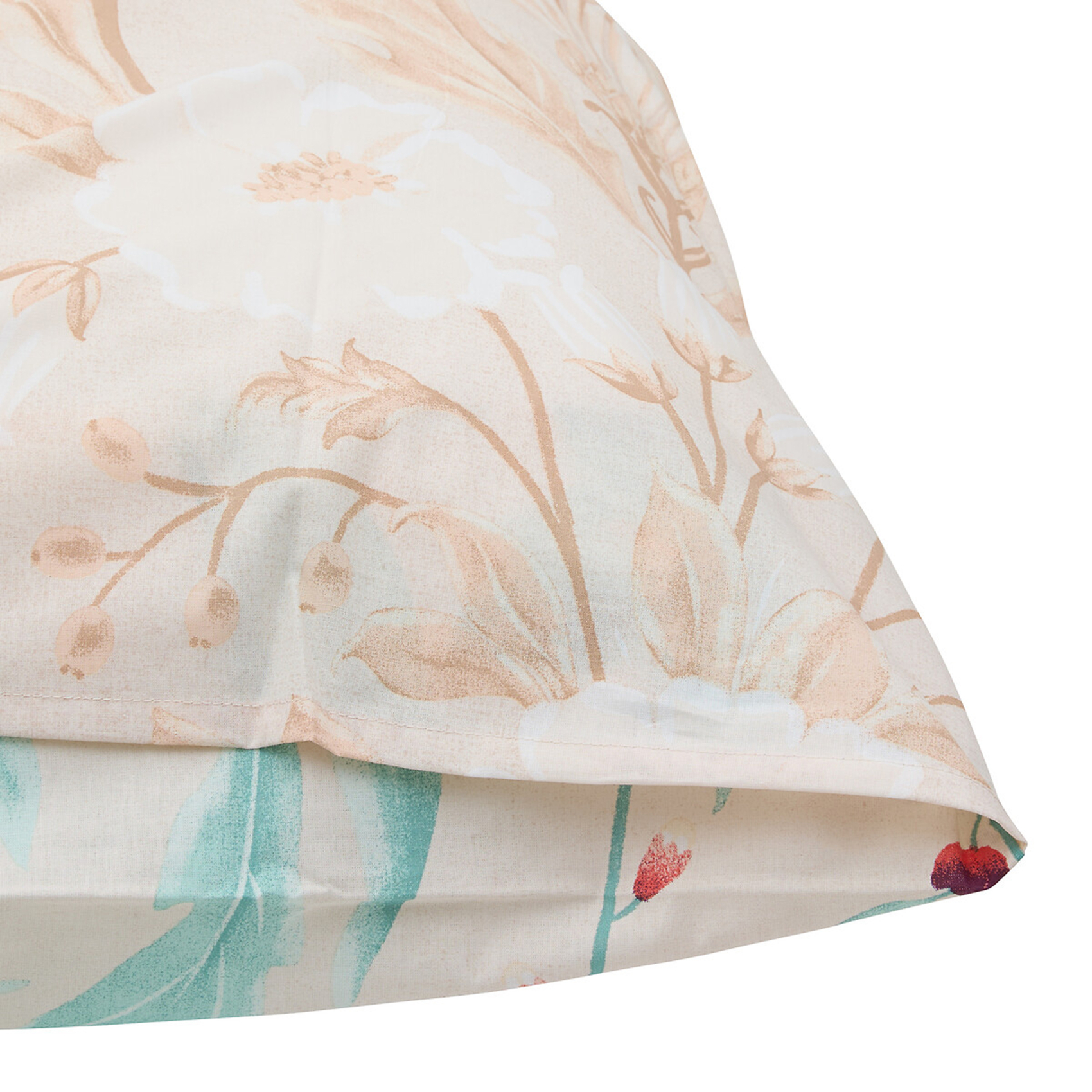 Parure de lit 3 pièces en coton réversible à motifs floraux — vue 5