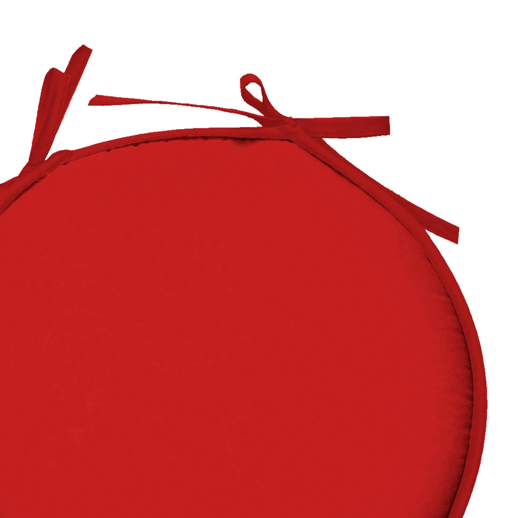 Galette de chaise ronde unie aux multiples couleurs — vue 5