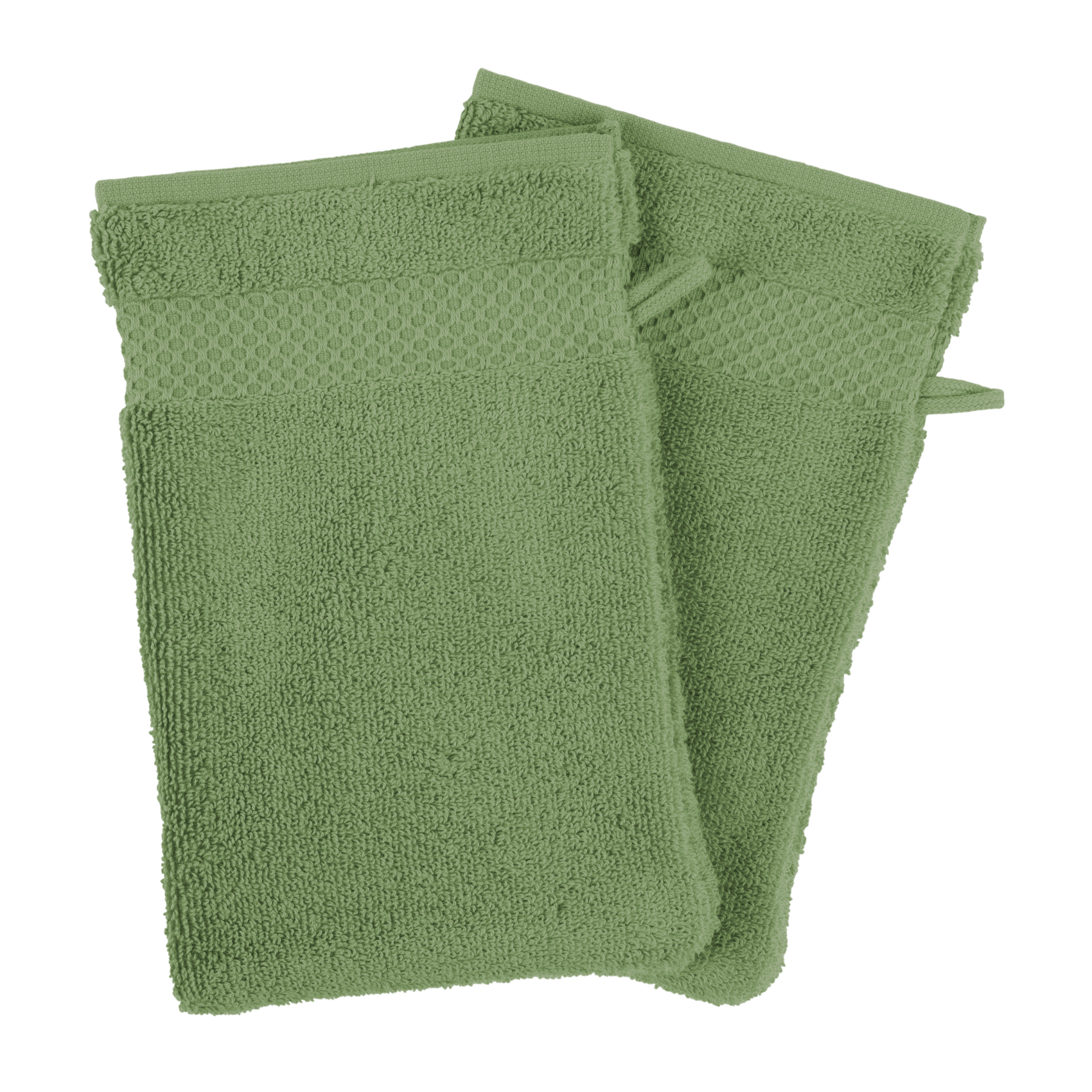 Set de 4 gants de toilette en coton Mirmande — vue 3