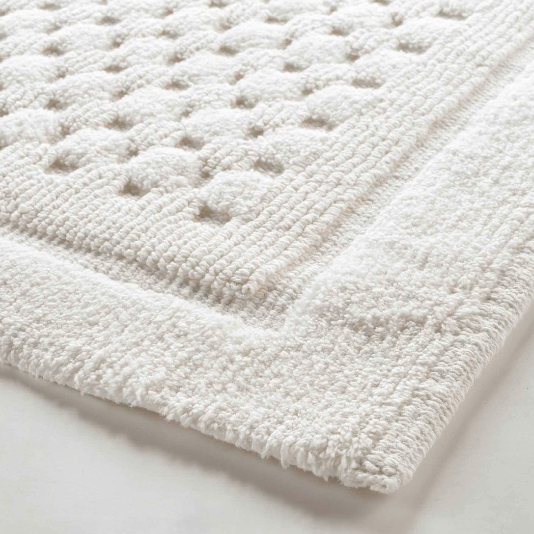 Tapis de Bain Damaris Uni avec Reliefs — vue 3