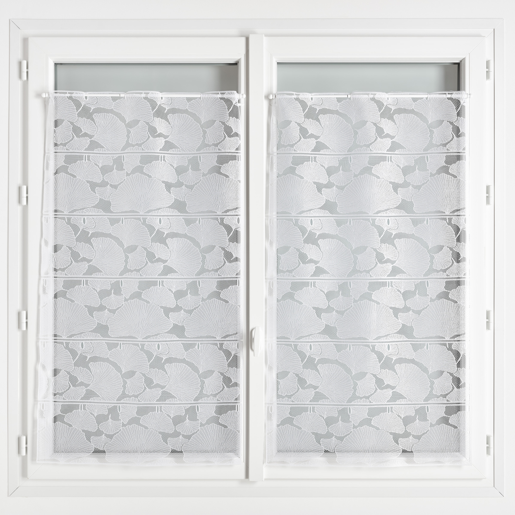 Modulable en maille avec motifs ginkgos