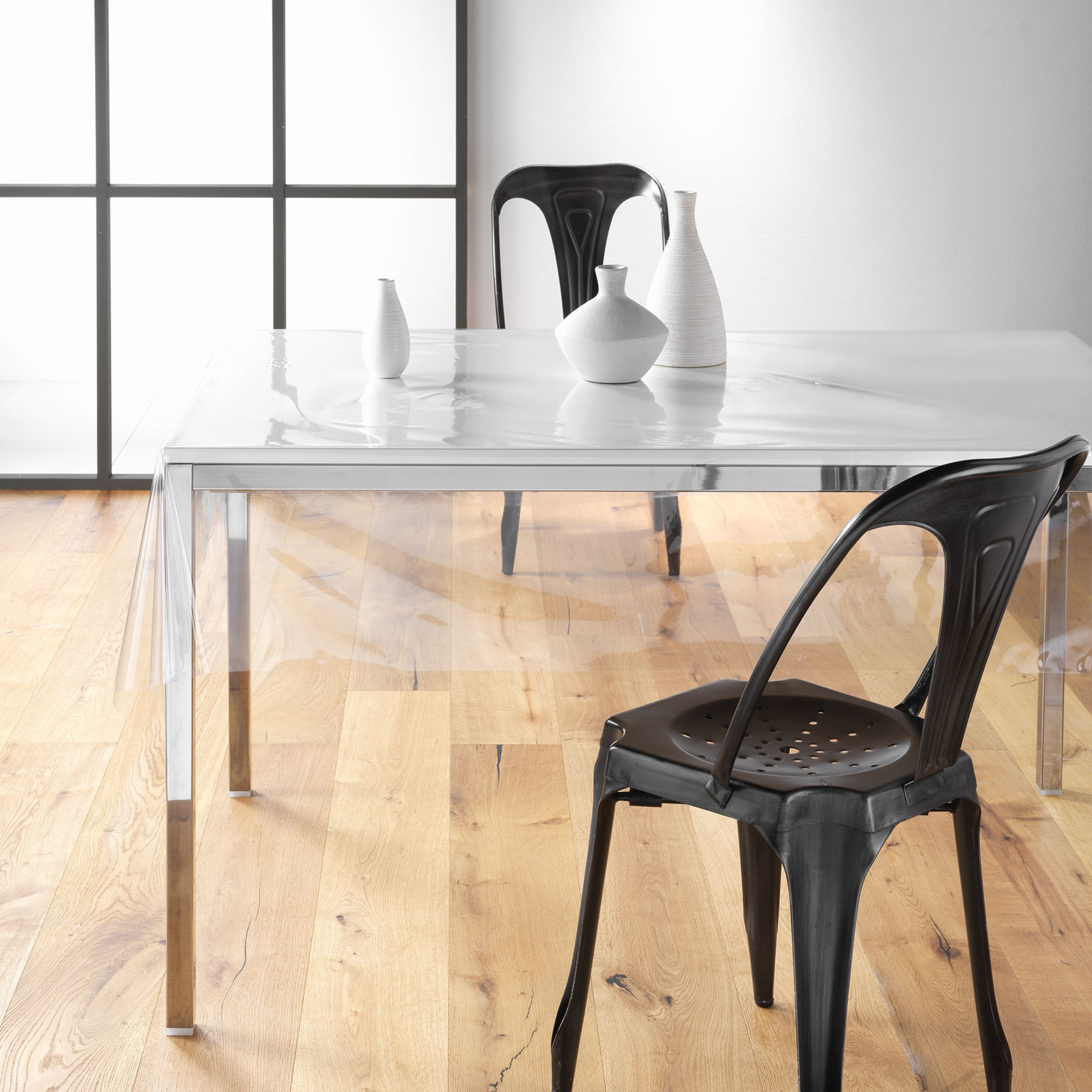 Toile cirée transparente très fine sur mesure 0,30 mm — vue 4