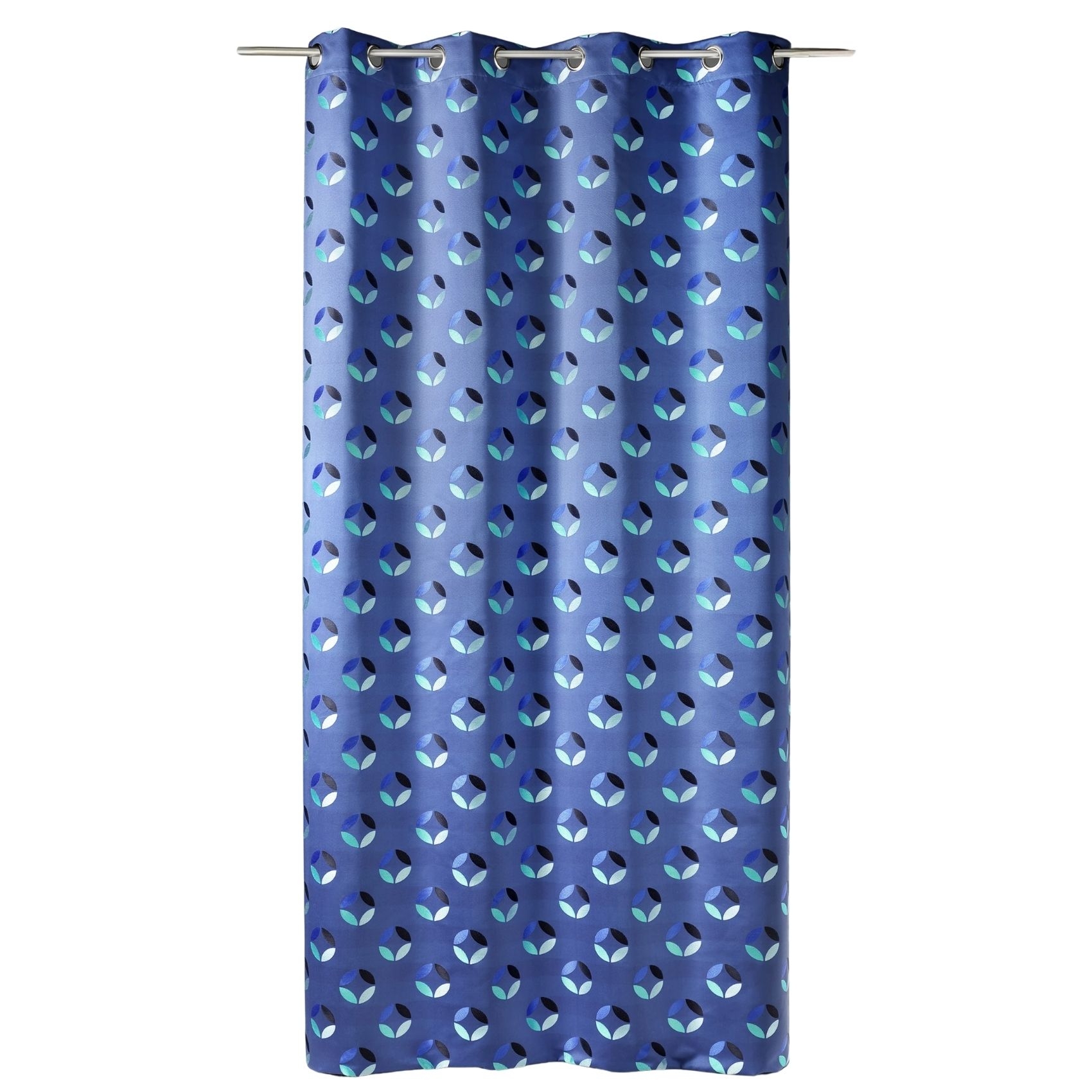 Rideau tamisant en jacquard à motifs de rosaces — vue 4