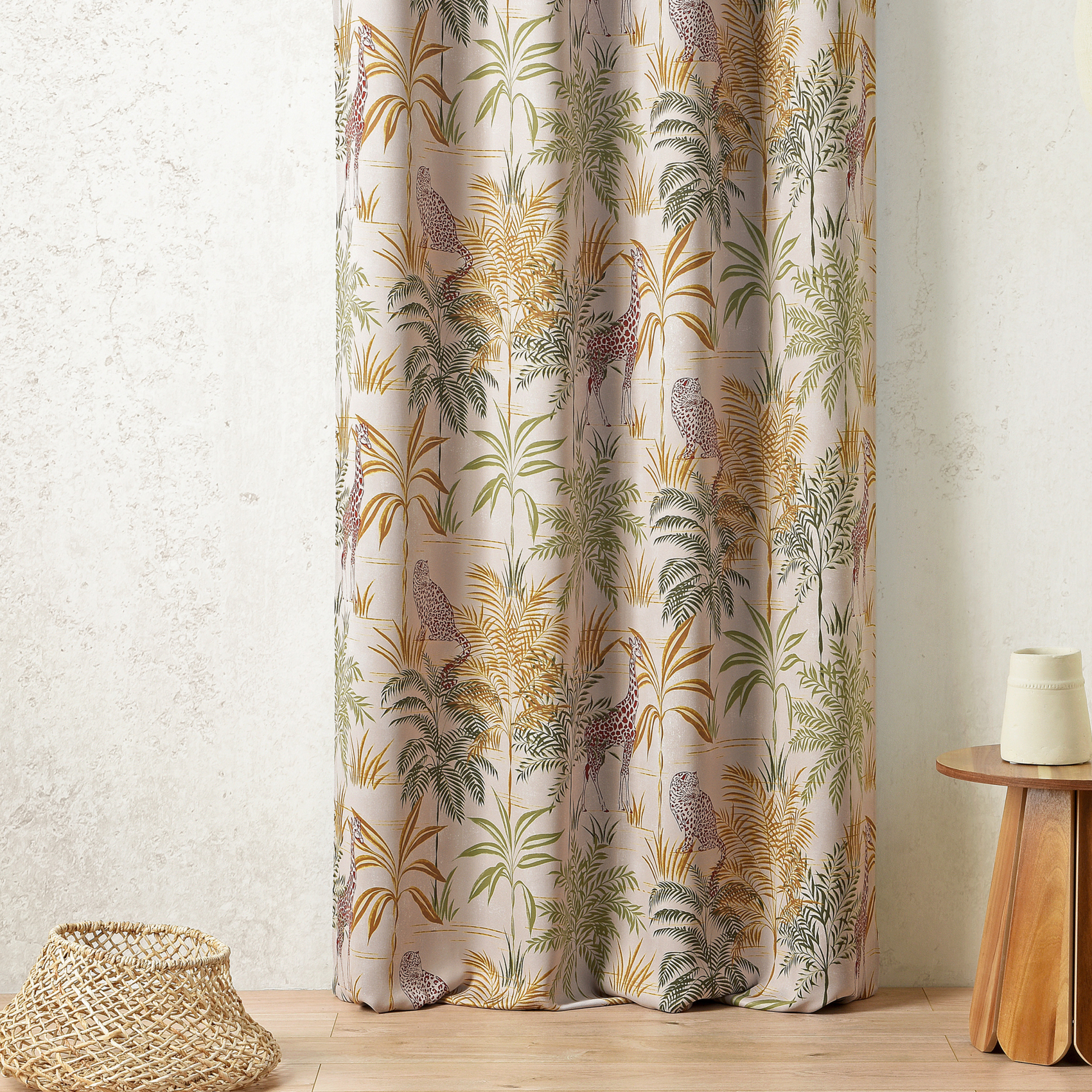 Tissu obscurcissant motif végétal et animal — vue 5