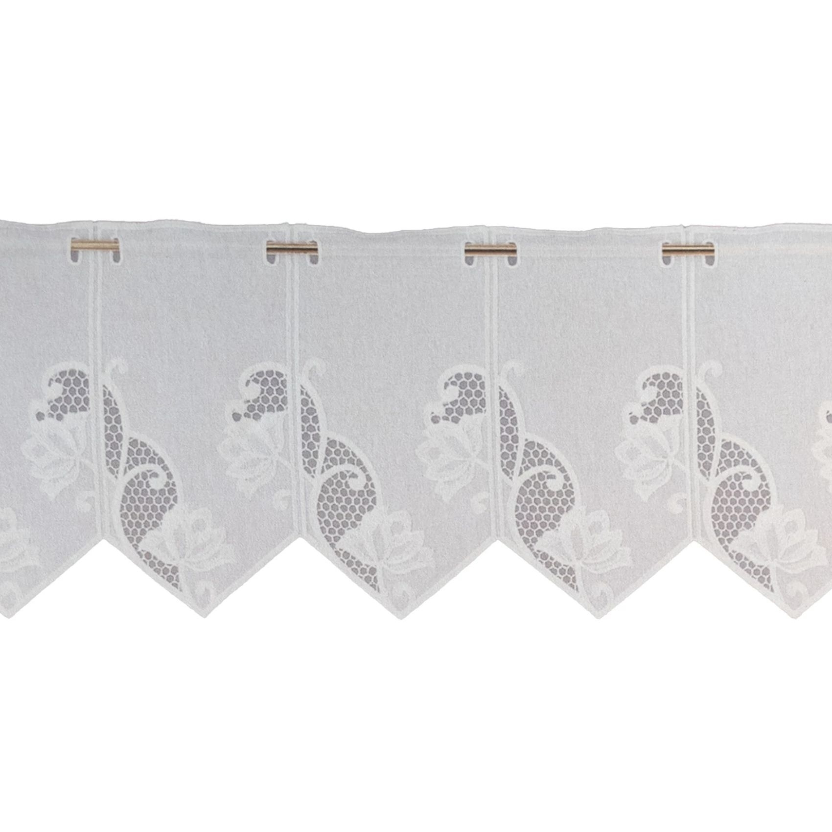Brise bise brodé motif floral – bas à pointes droites — vue 5