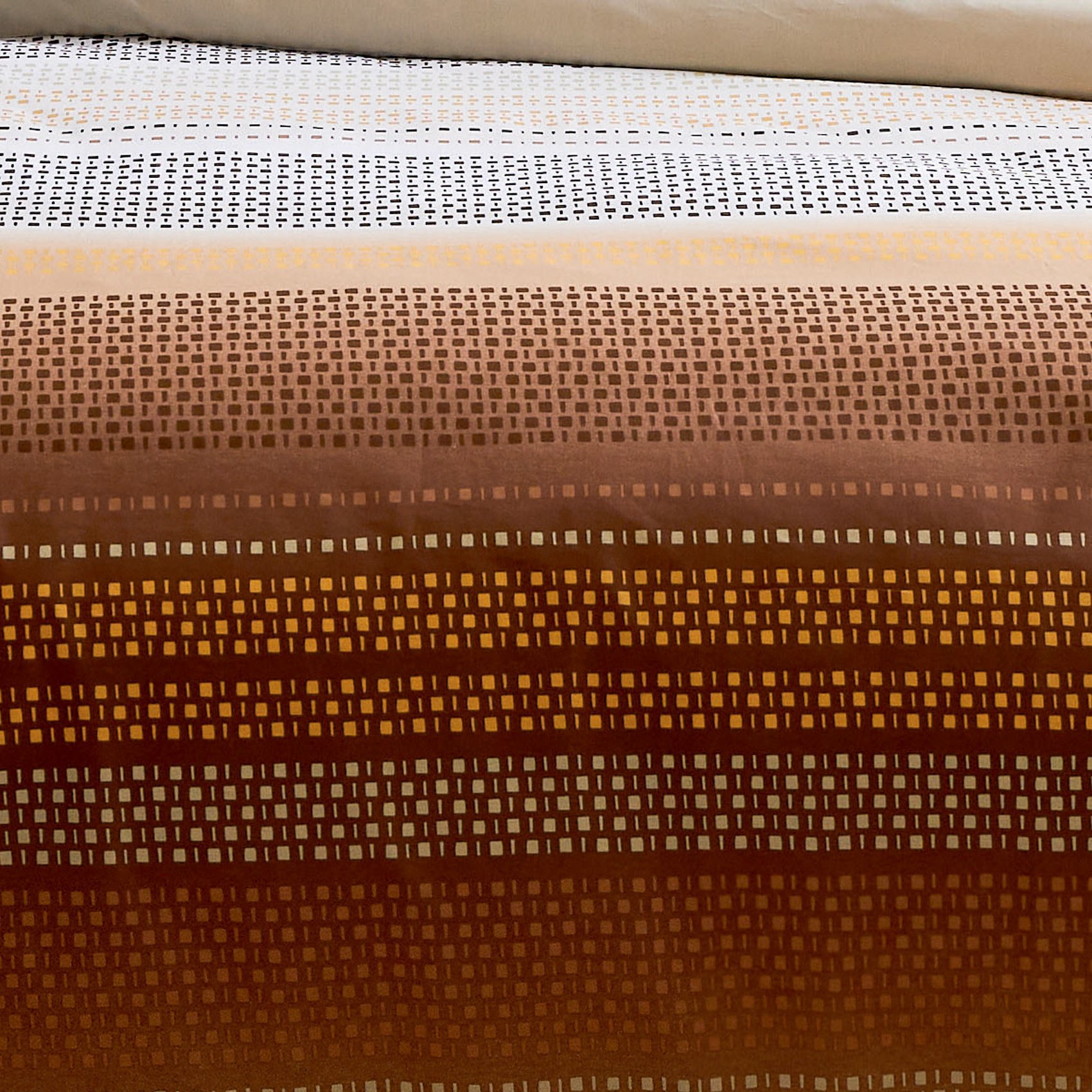 Housse de couette esprit géométrique en coton — vue 4