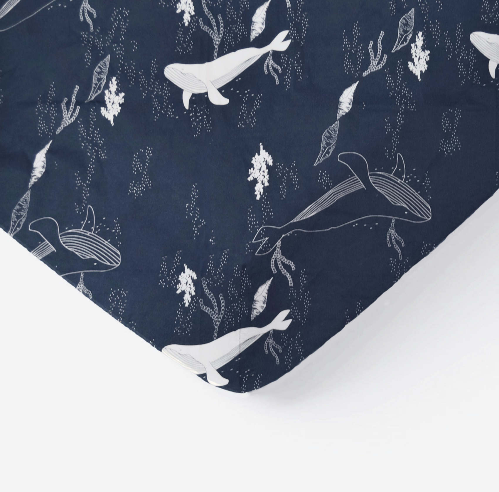 Drap-housse bébé en jersey 100% coton extensible baleine