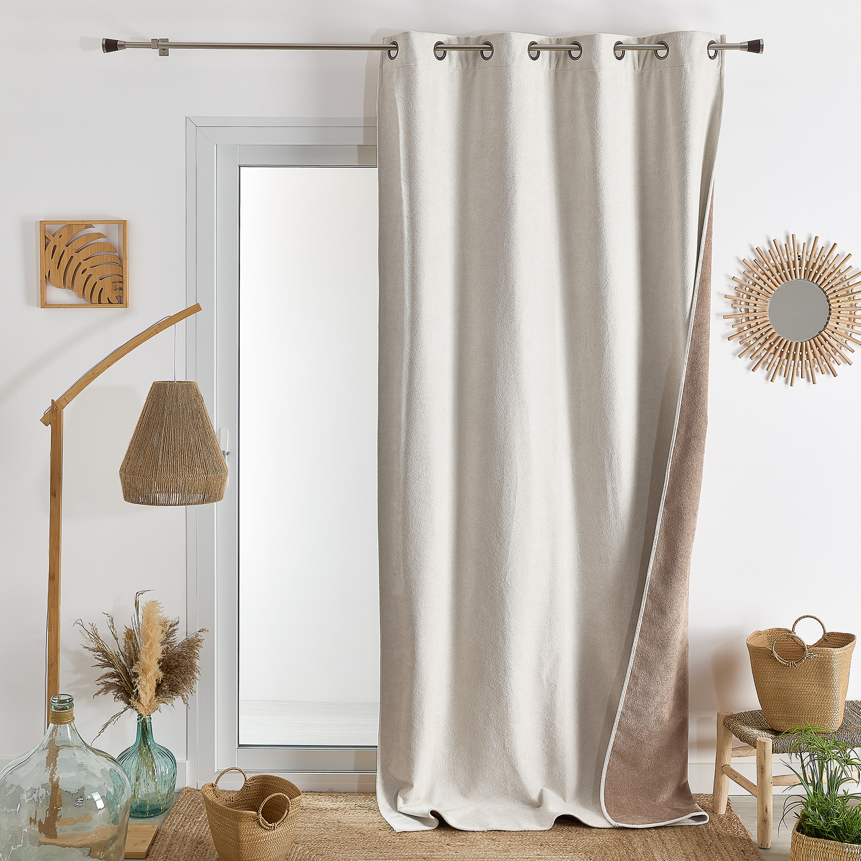 Rideau thermique et occultant double face aspect doudou — vue 6