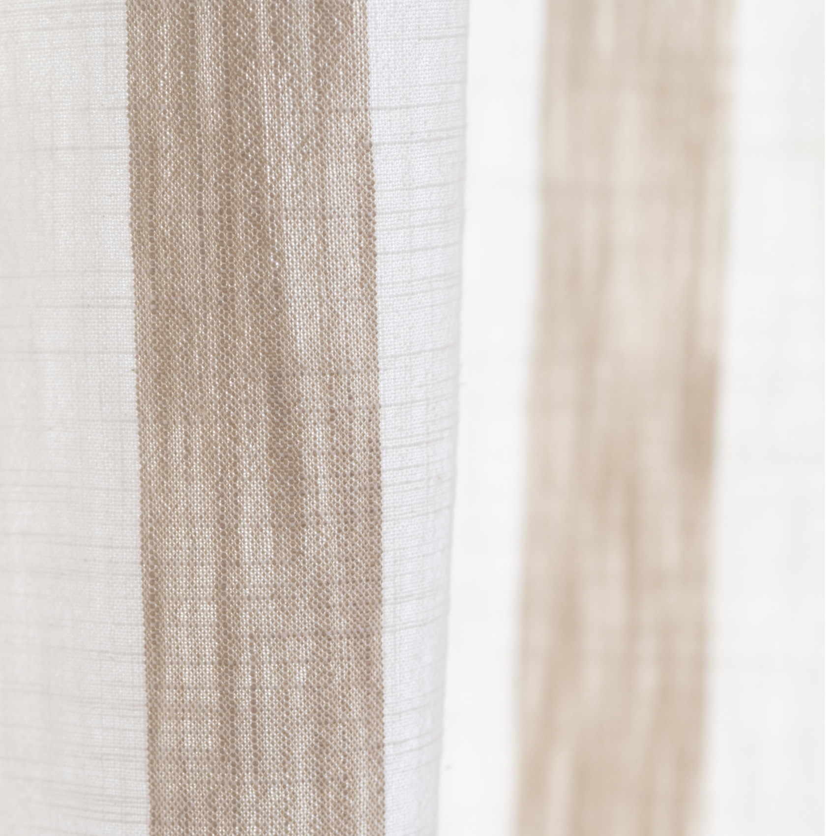 Rideau 100% coton larges rayures LOURMARIN — vue 4