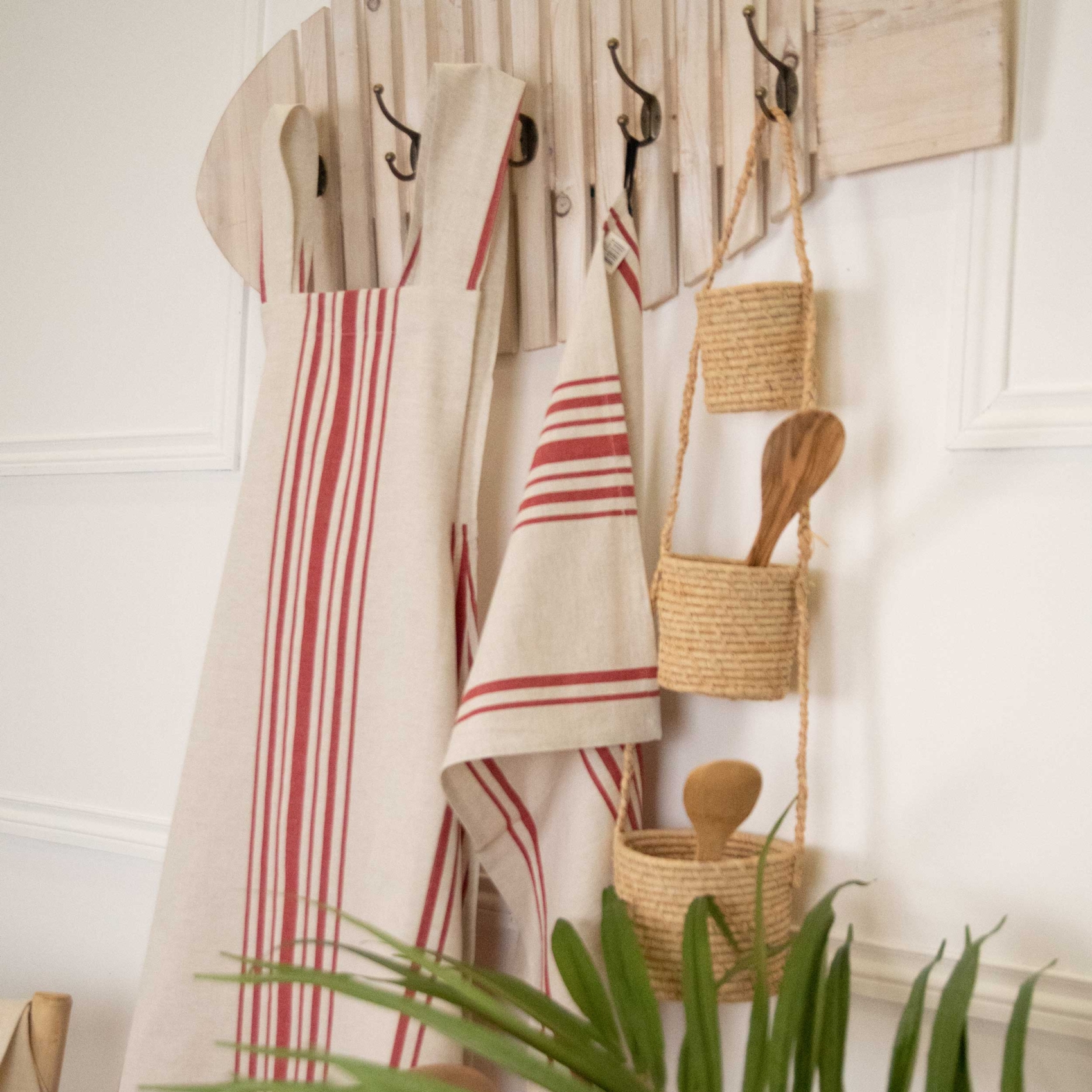 Tablier de cuisine polylin à rayures — vue 3