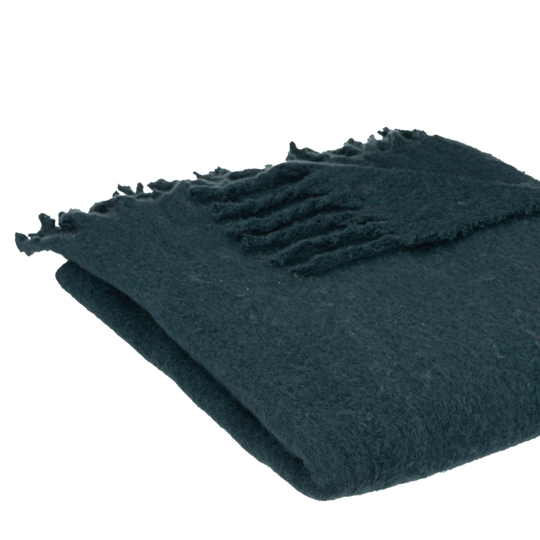 Plaid effet mohair ultra doux — vue 3