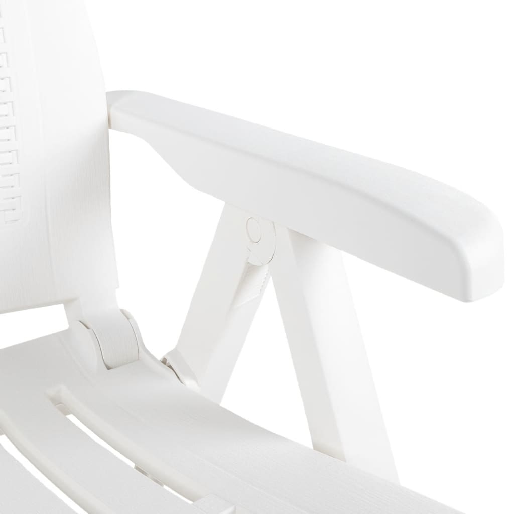Lot de 2 chaises de jardin inclinables pliantes — vue 5
