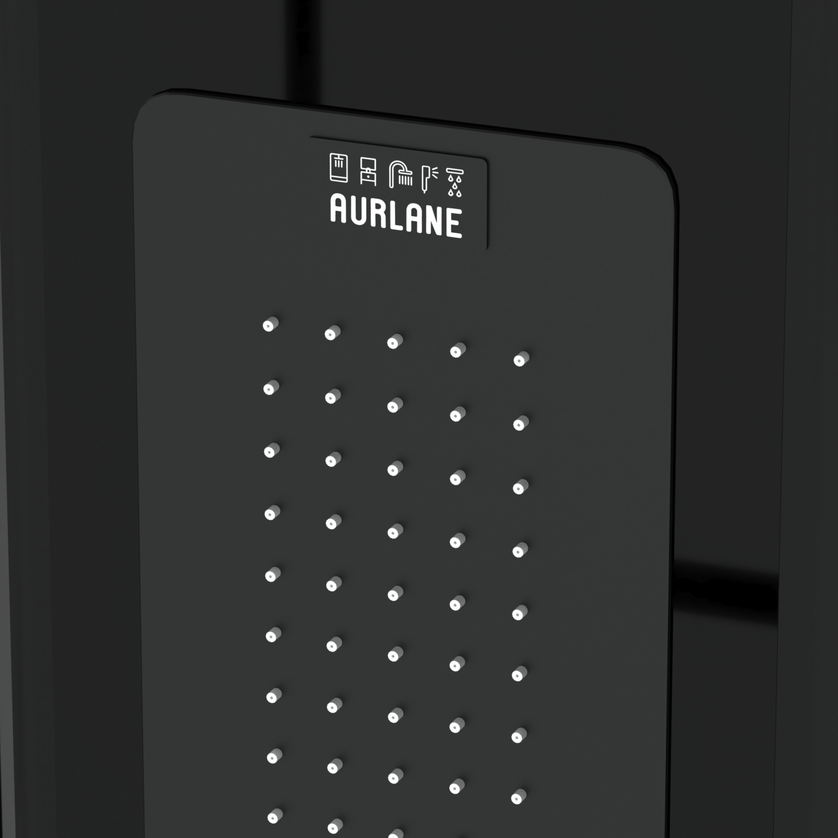 Cabine de douche hammam rectangulaire avec hydromassage — vue 4