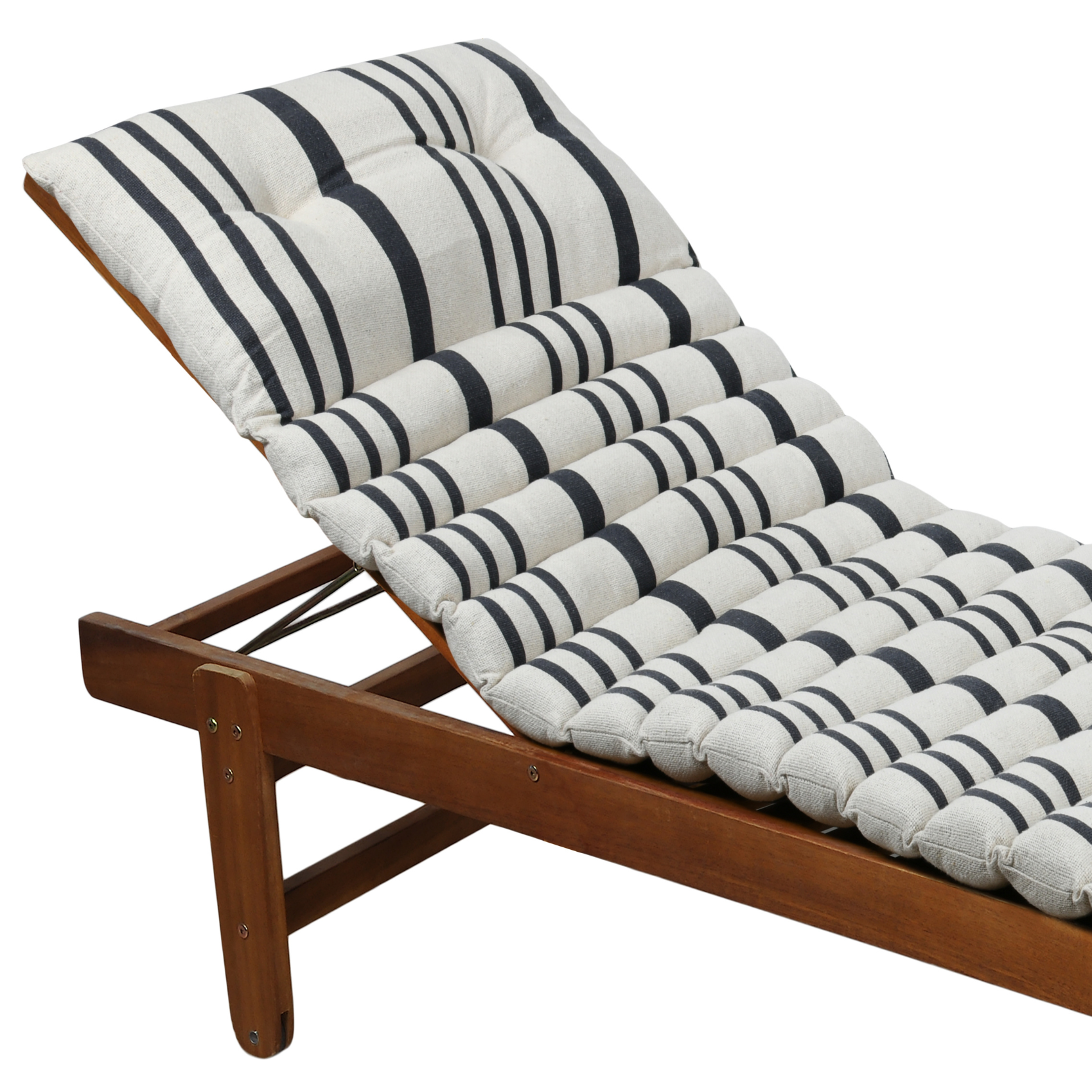 Matelas bain de soleil extérieur à rayures — vue 5