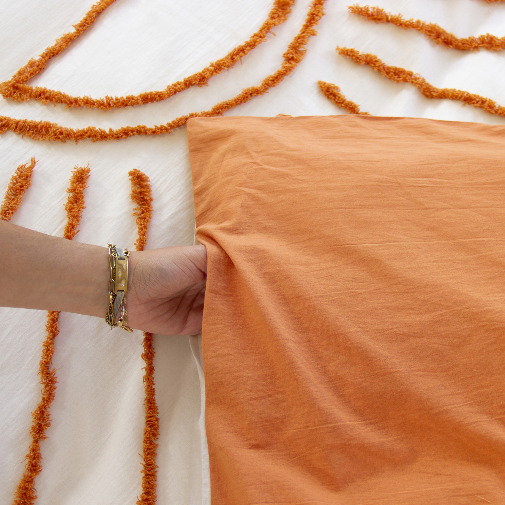 Parure de lit enfant coton tufté motif soleil — vue 5