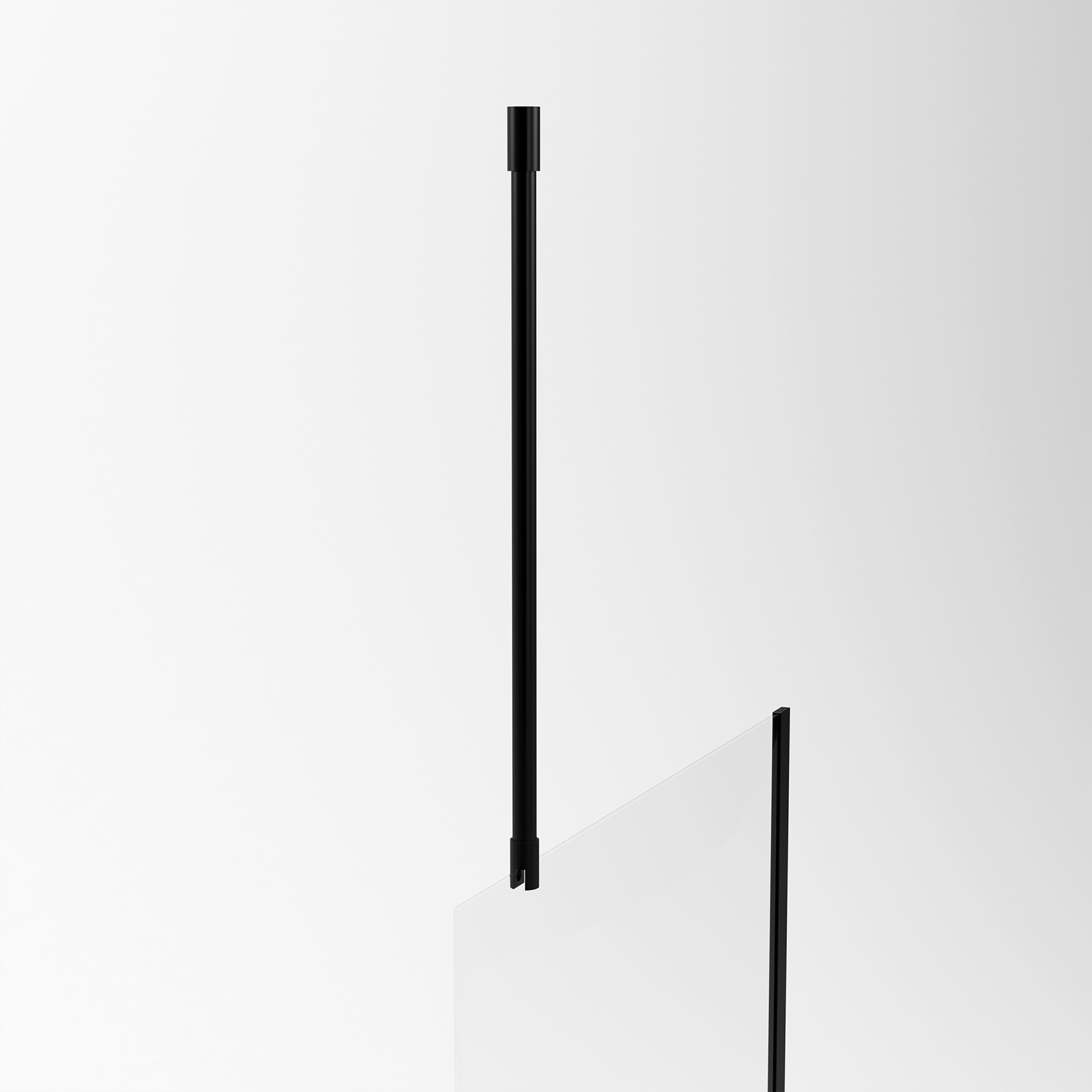 Barre de fixation plafond recoupable pour douche italienne — vue 3