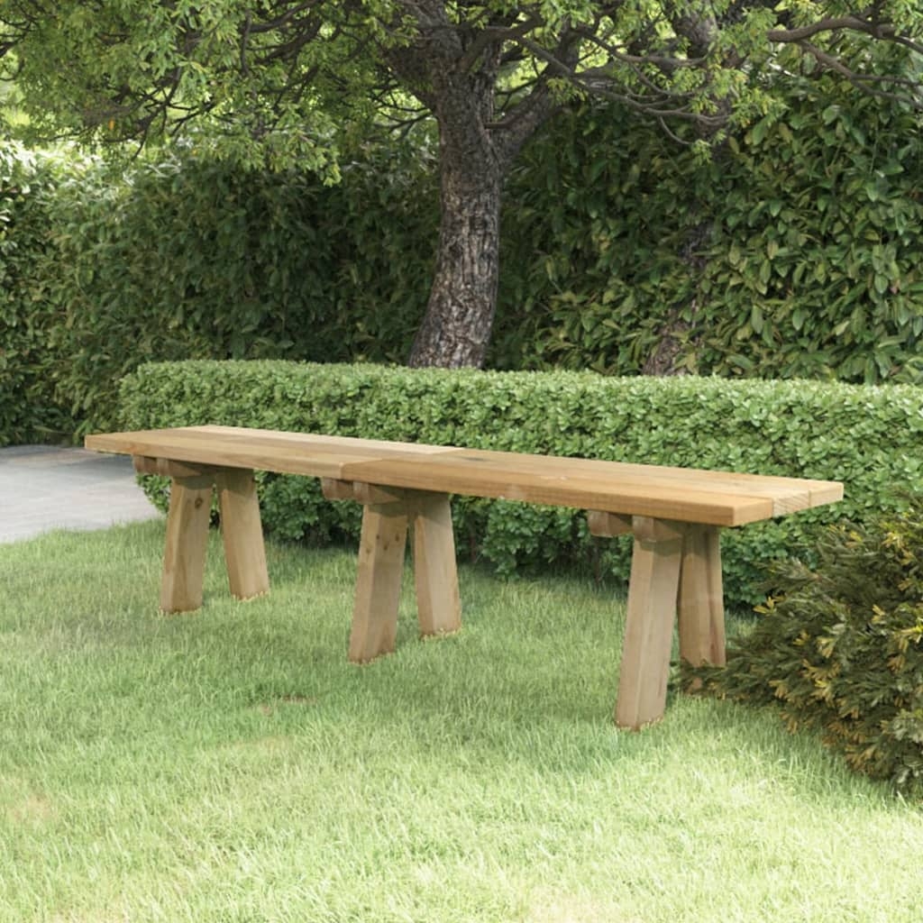 Banc de jardin en bois — vue 5