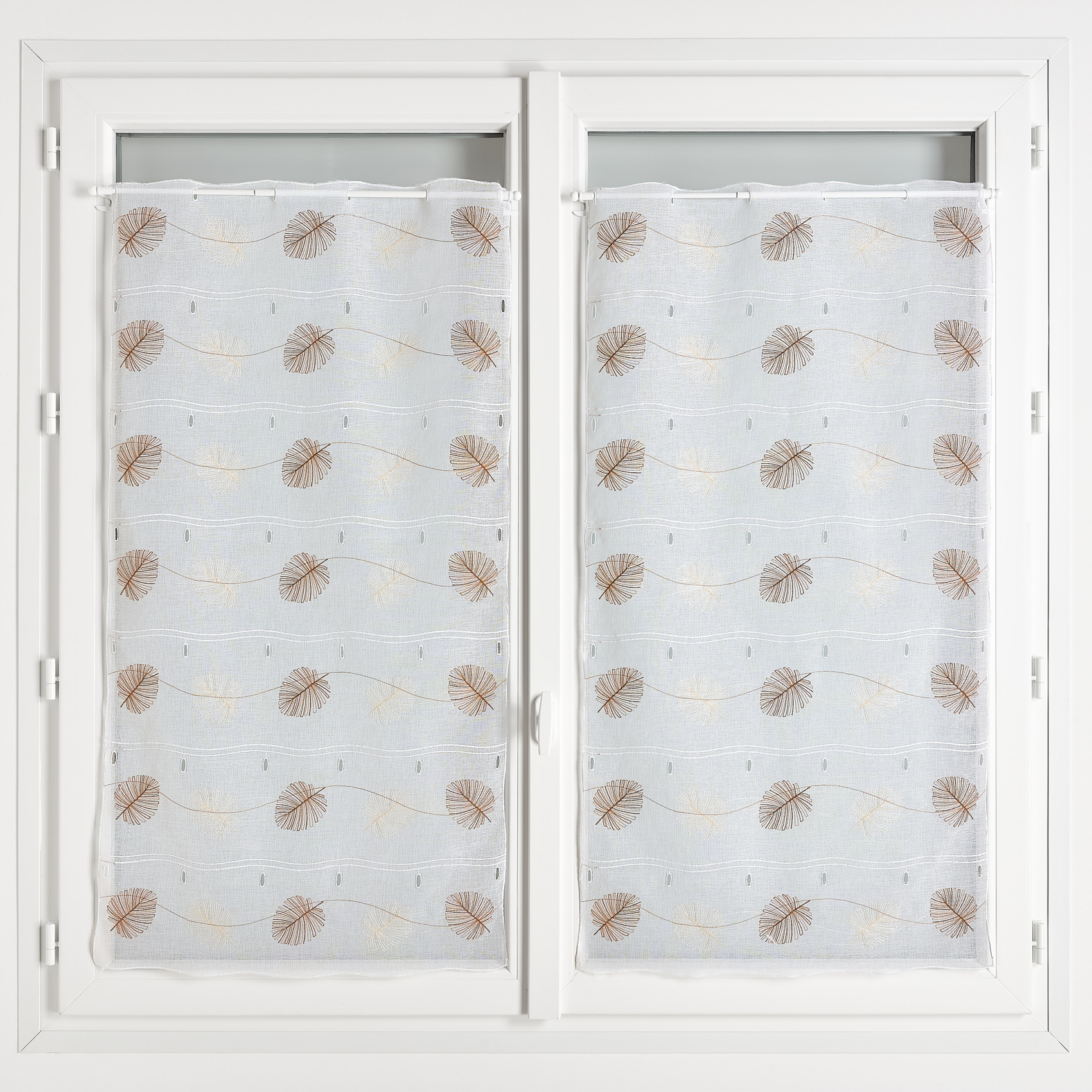 Modulable feuilles brodées