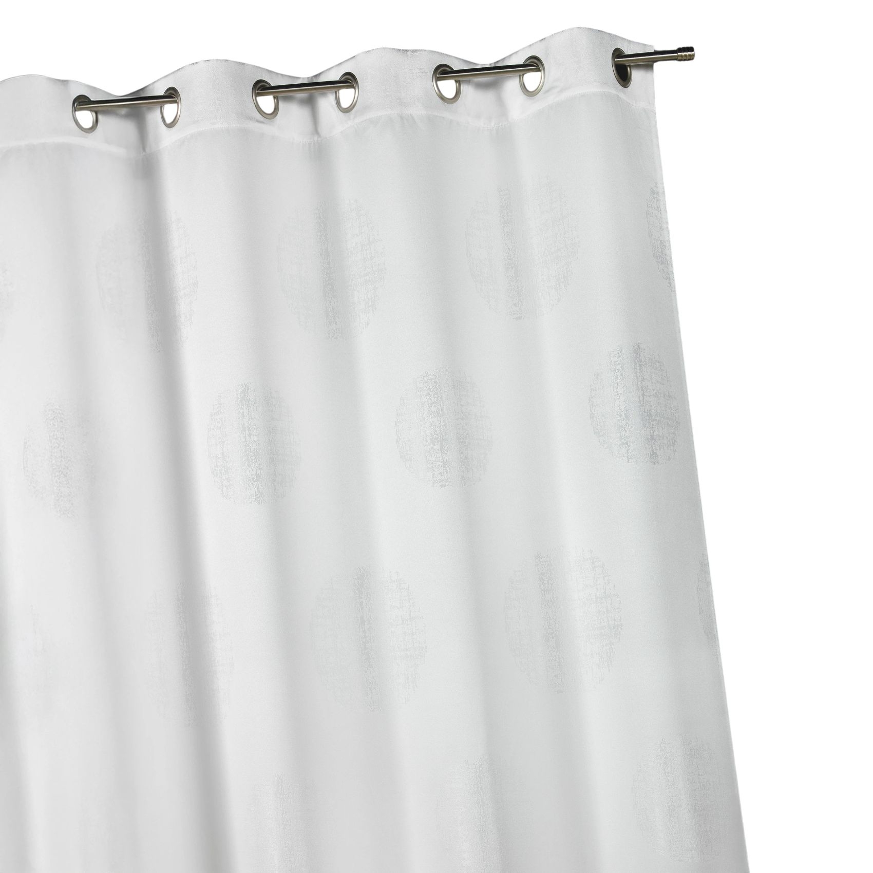 Rideau jacquard imprimé rond chiné — vue 4