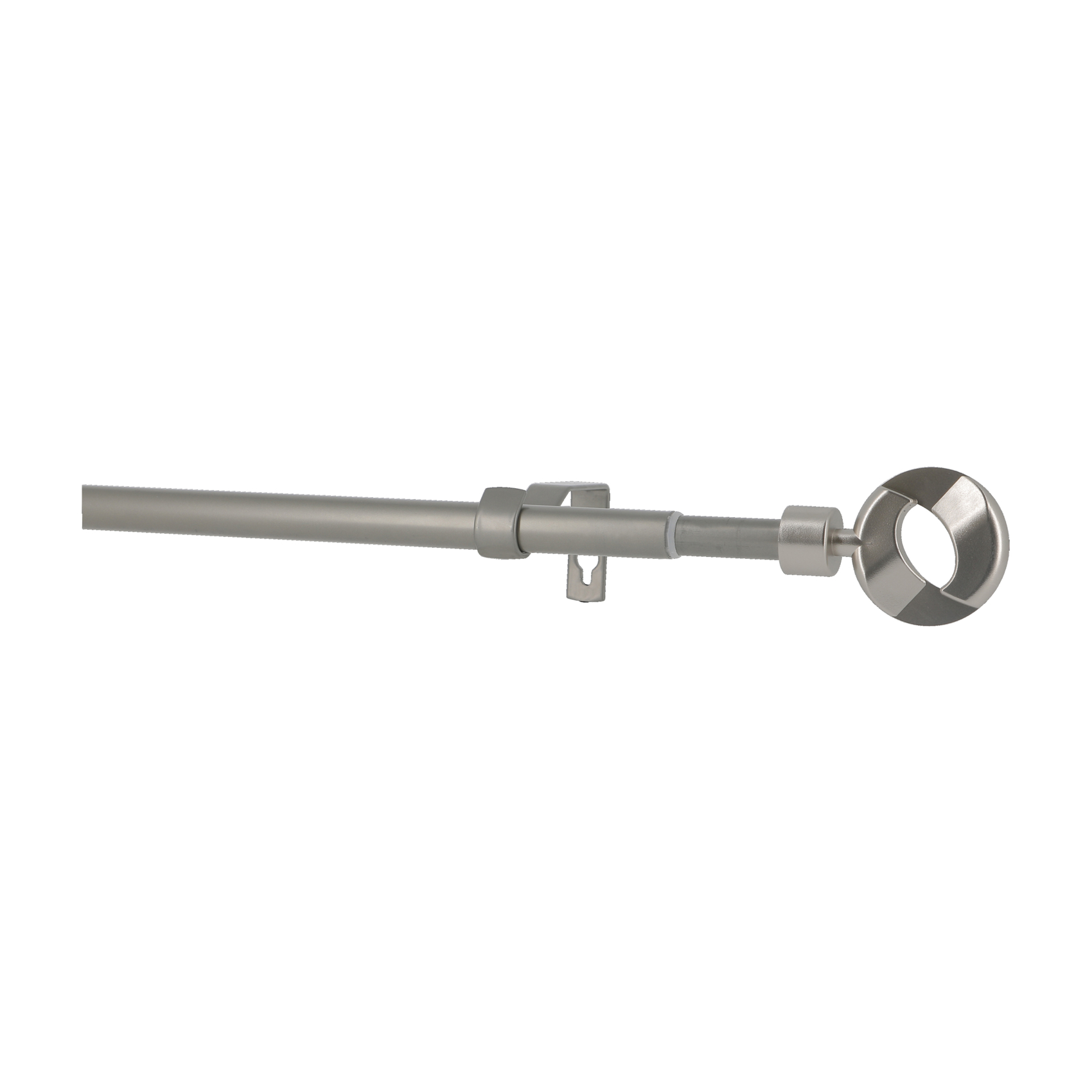 Kit tringle extensible embout rond ajouré D16/13 mm