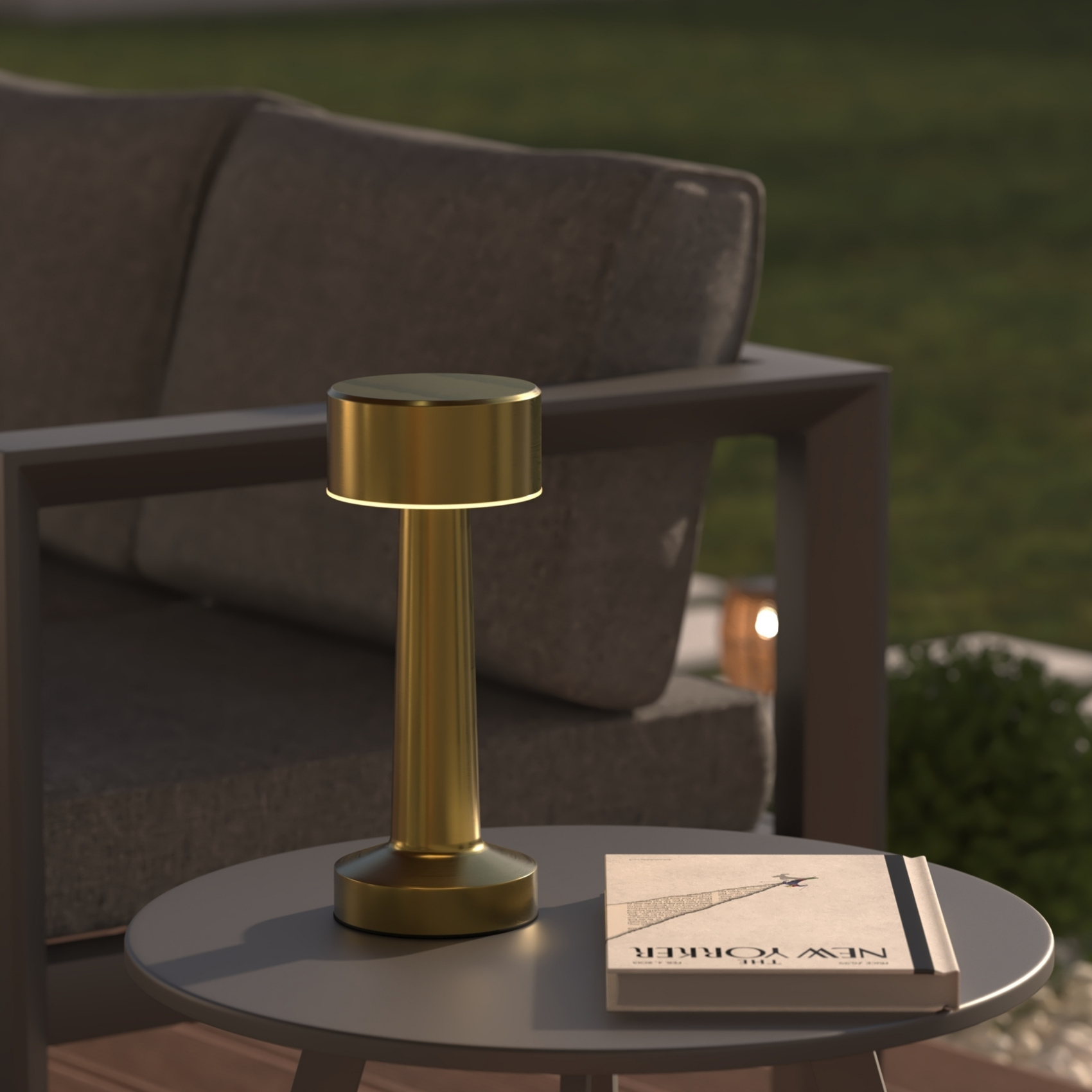 Lampe extérieure en métal rechargeable — vue 5