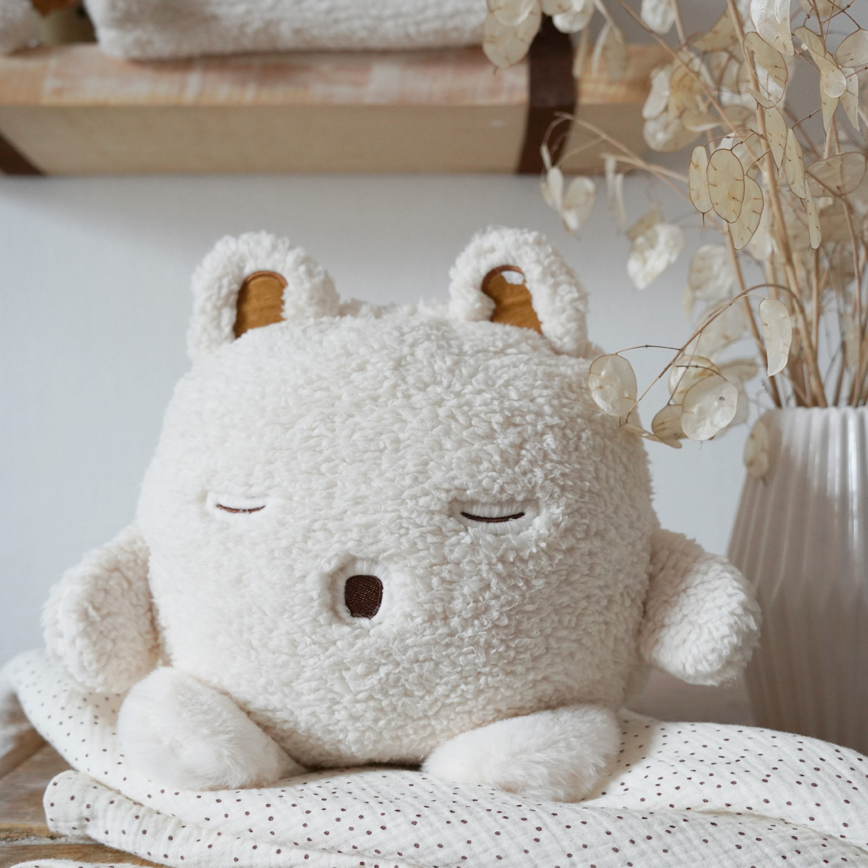 Peluche double face ultra-douce lapin — vue 5