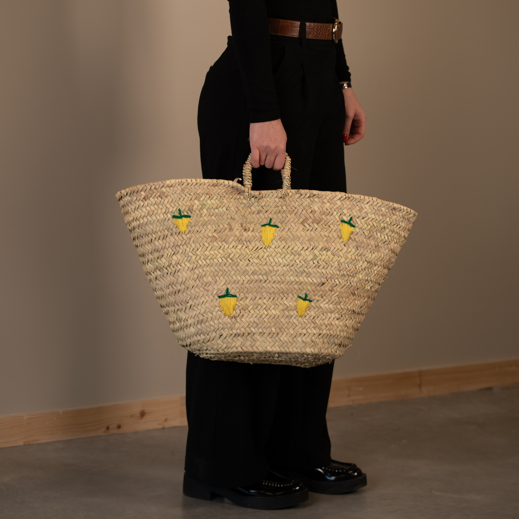 Panier Citrons brodés — vue 4