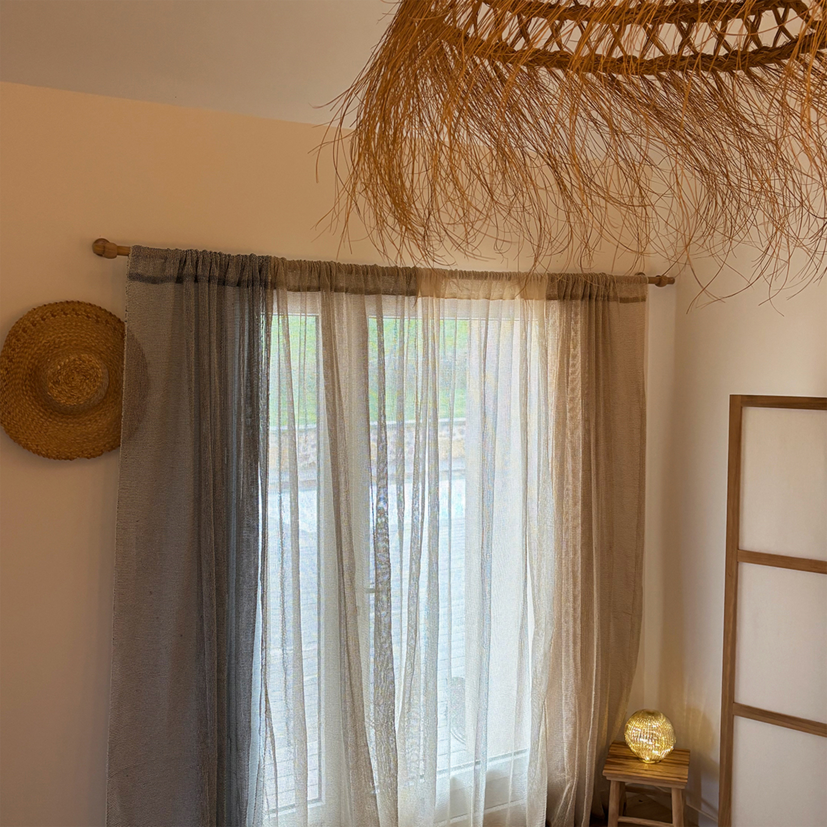 Rideau tamisant à tissage alvéolé — vue 4