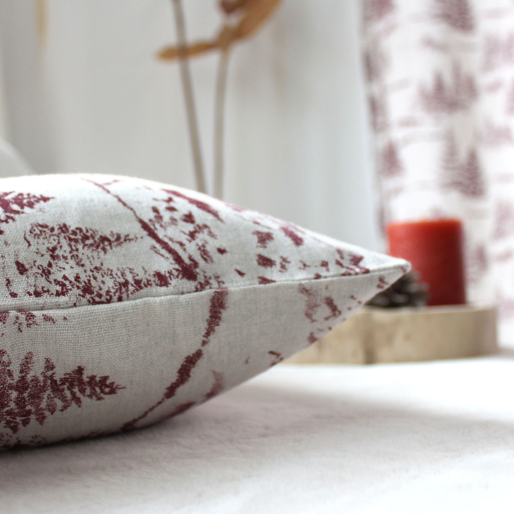 Coussin décoratif déhoussable style montagne — vue 3