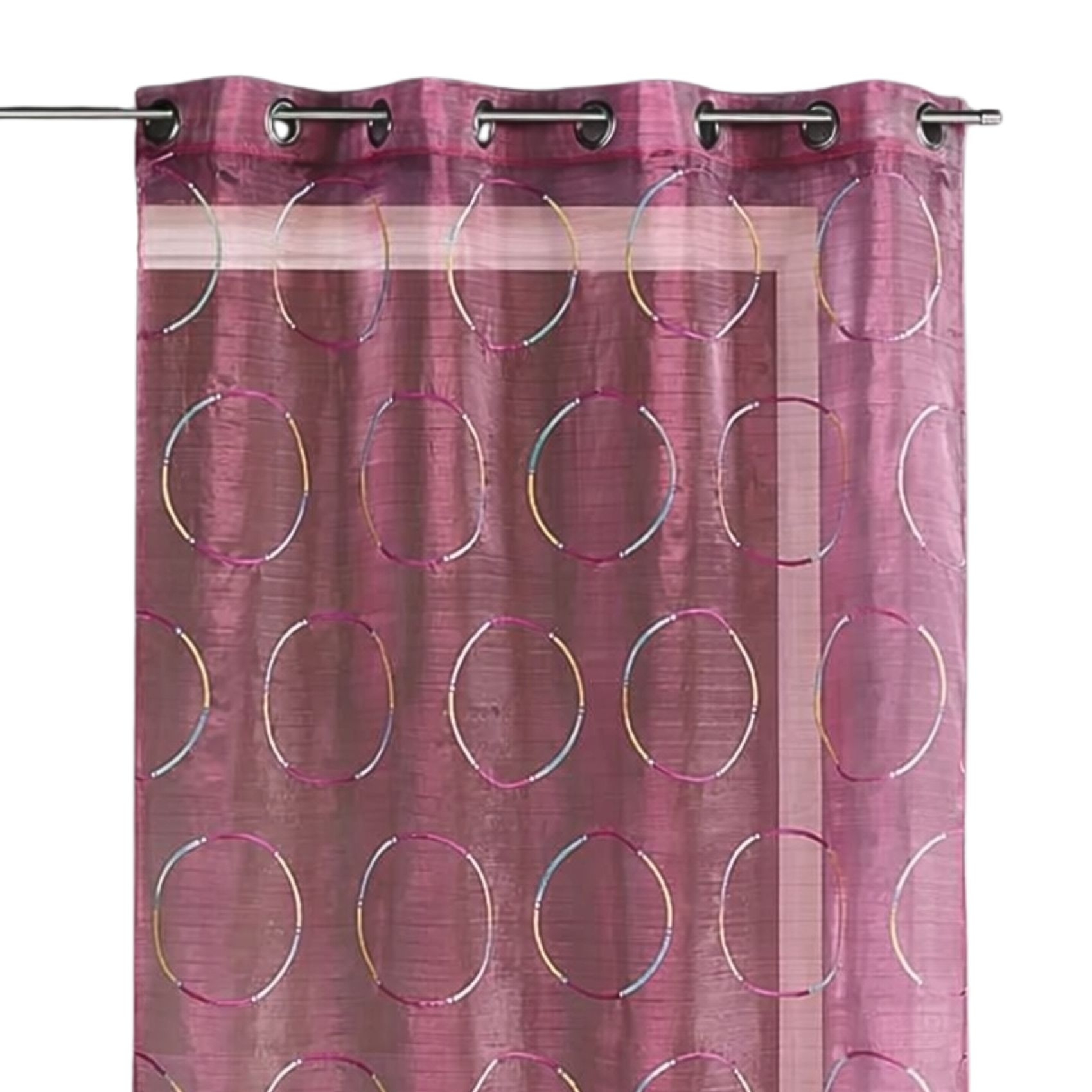 Voilage en Organza avec cercles brodés — vue 6