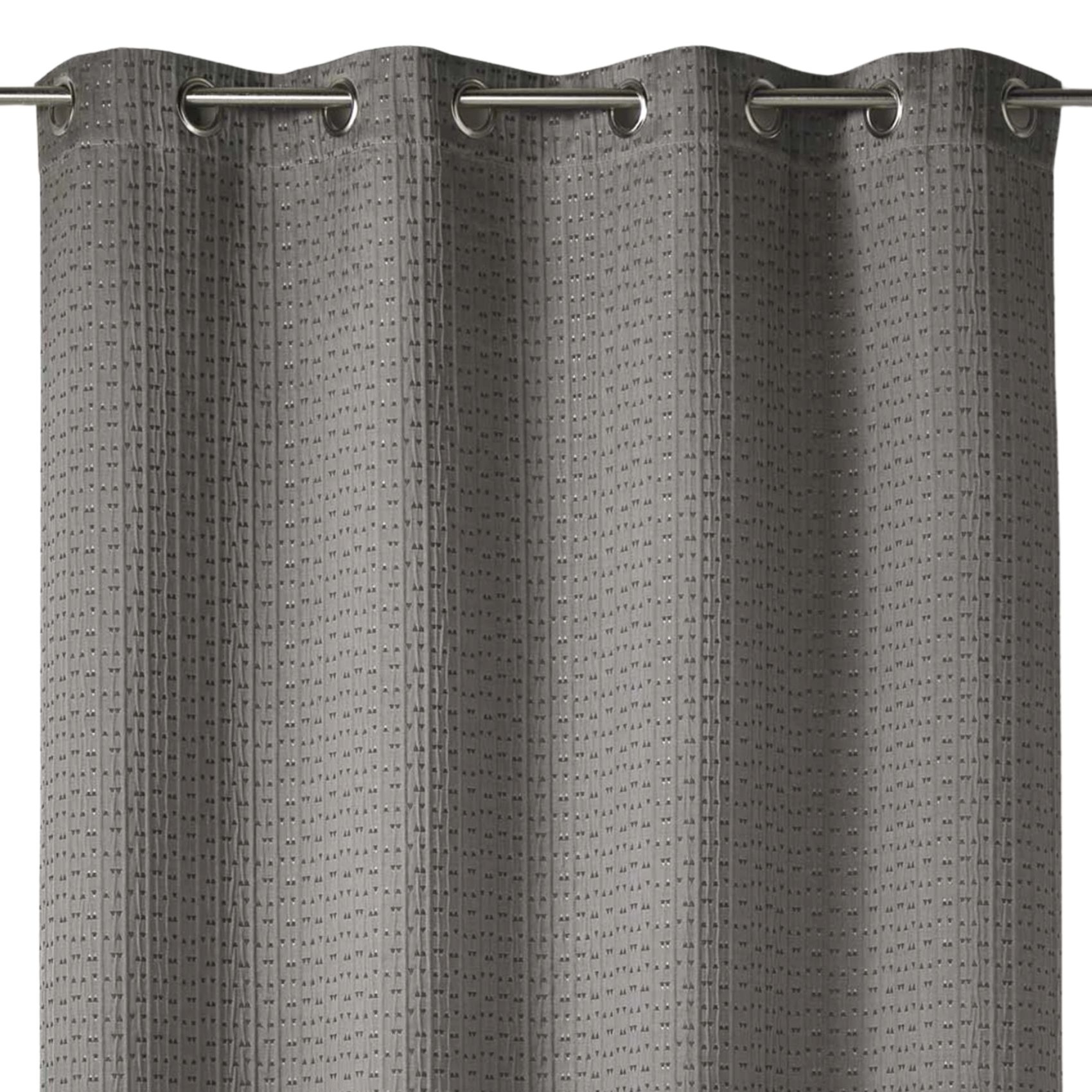 Rideau épais en Jacquard Uni à Reliefs — vue 3