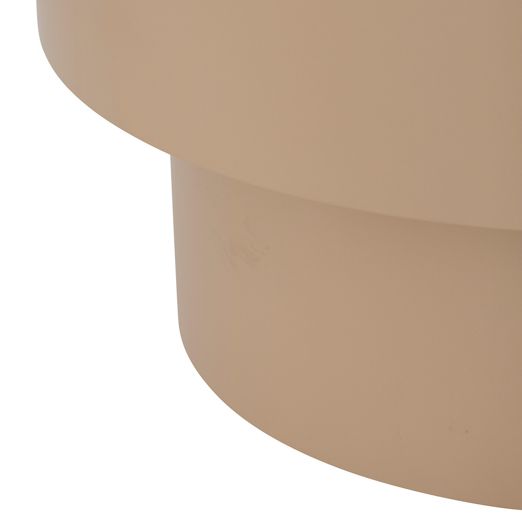 Table basse ronde coffre de rangement et plateau en verre — vue 3