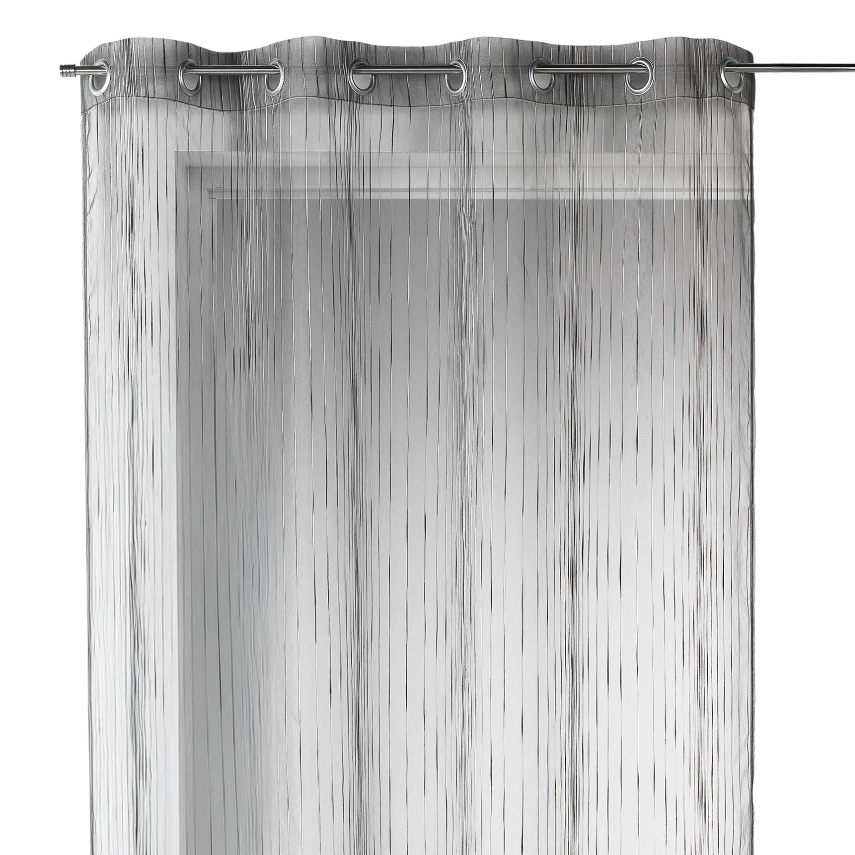 Voilage en organza multicolore tissé — vue 3