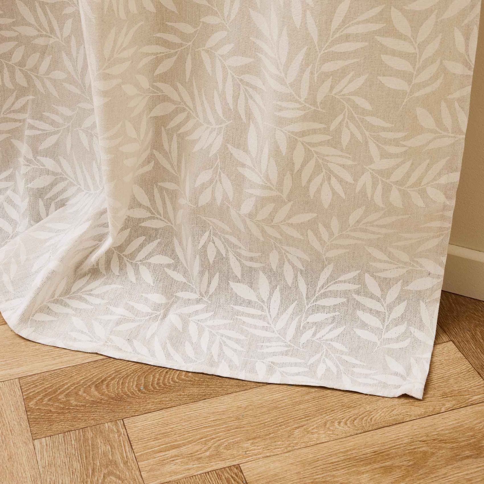 Rideau vintage feuillage tissé — vue 6