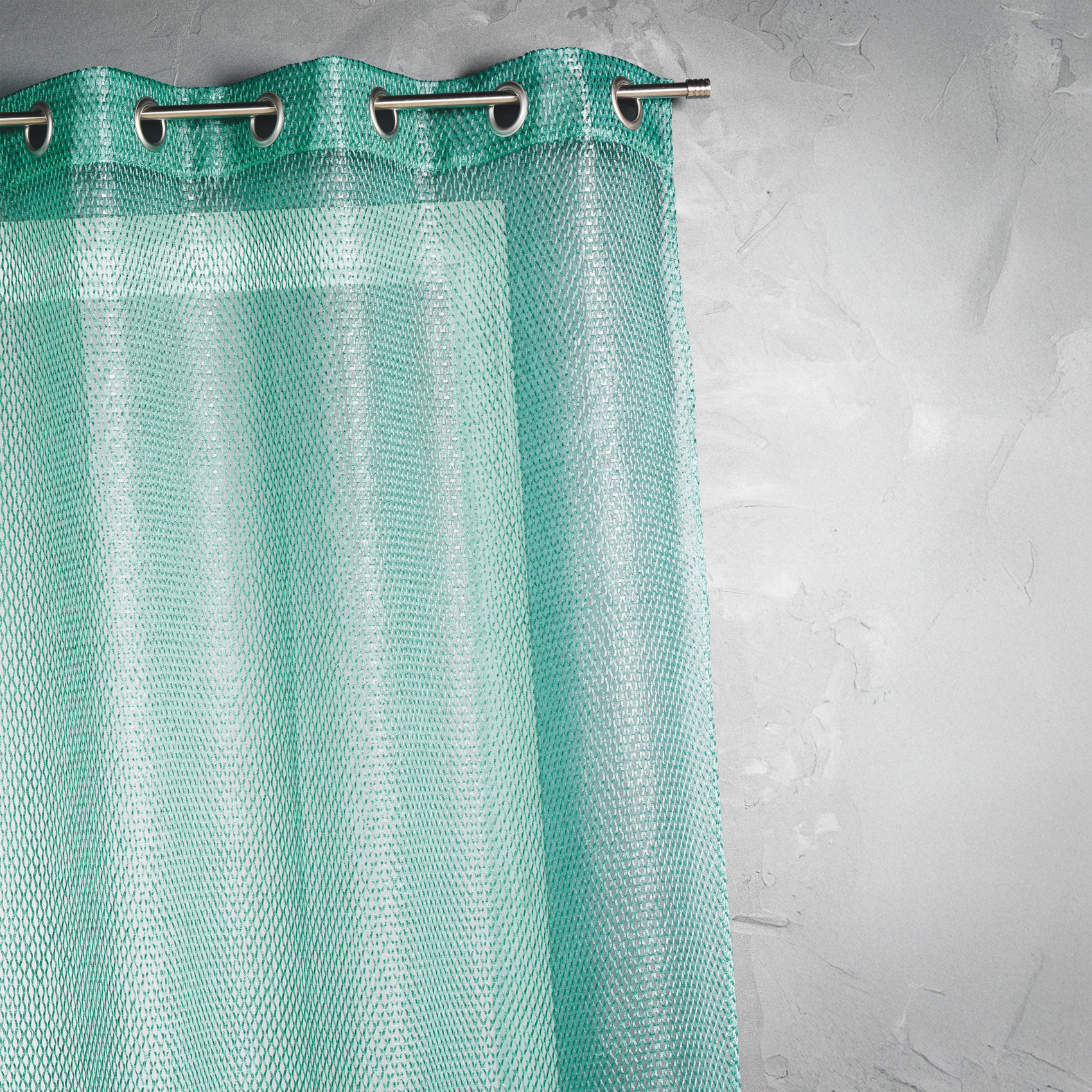 Voilage en organza fantaisie effet résille — vue 4