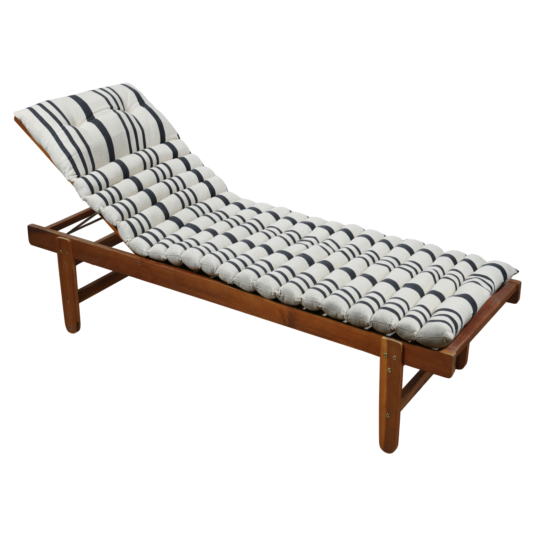 Matelas bain de soleil extérieur à rayures — vue 6