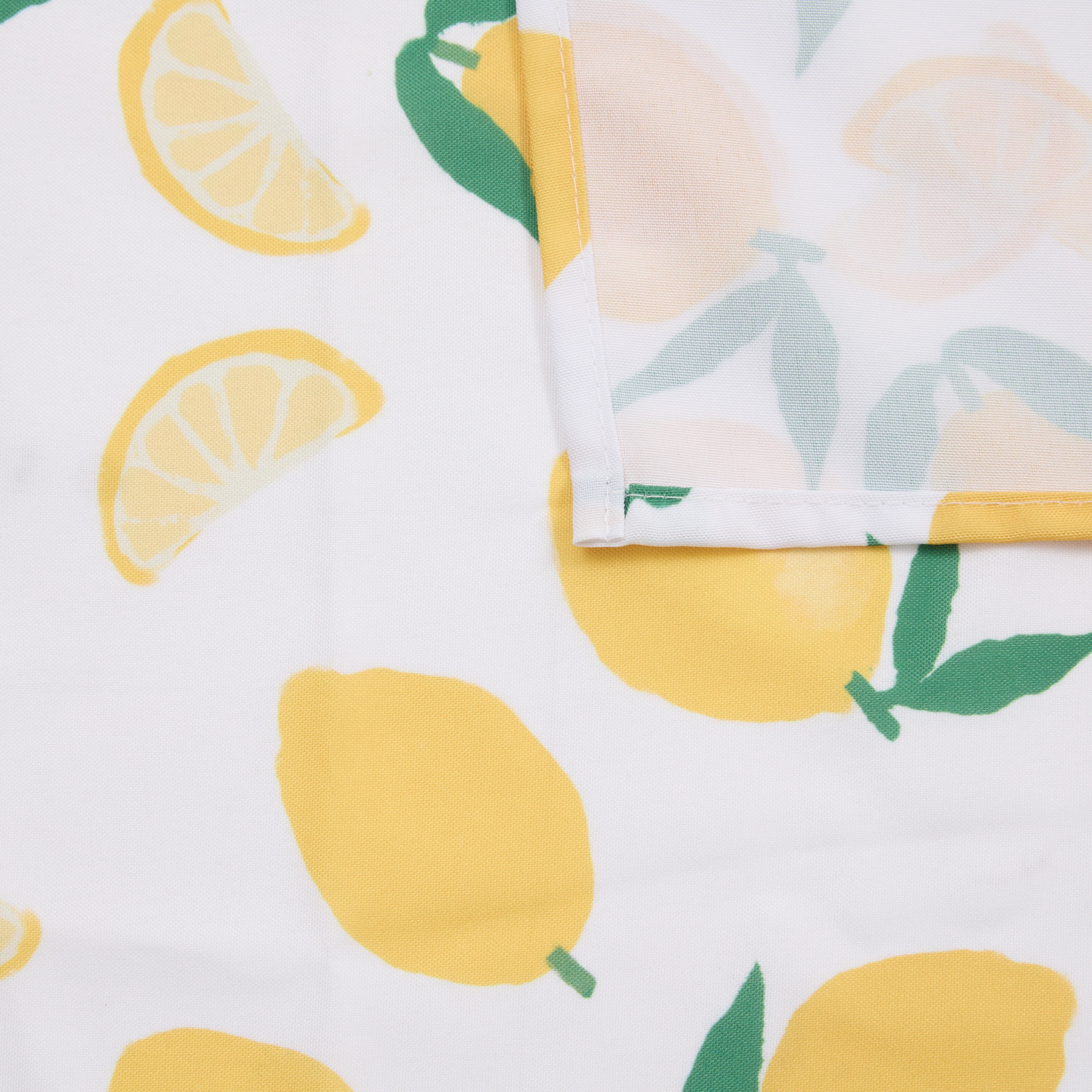 Nappe rectangle anti tache imprimée citron — vue 4
