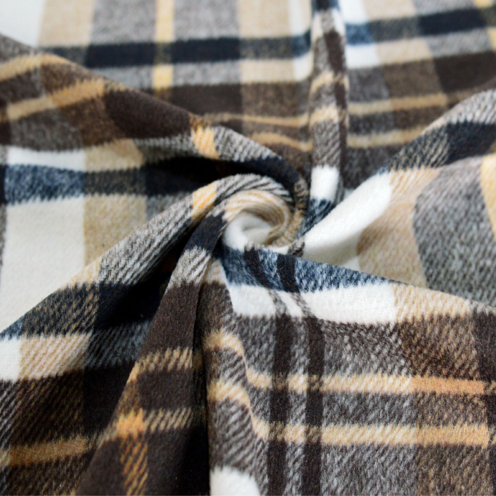 Rideau Tartan à carreaux laine mélangée — vue 3