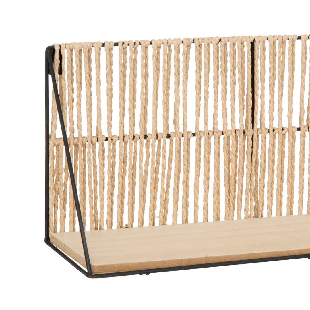 Etagère corde et métal — vue 3
