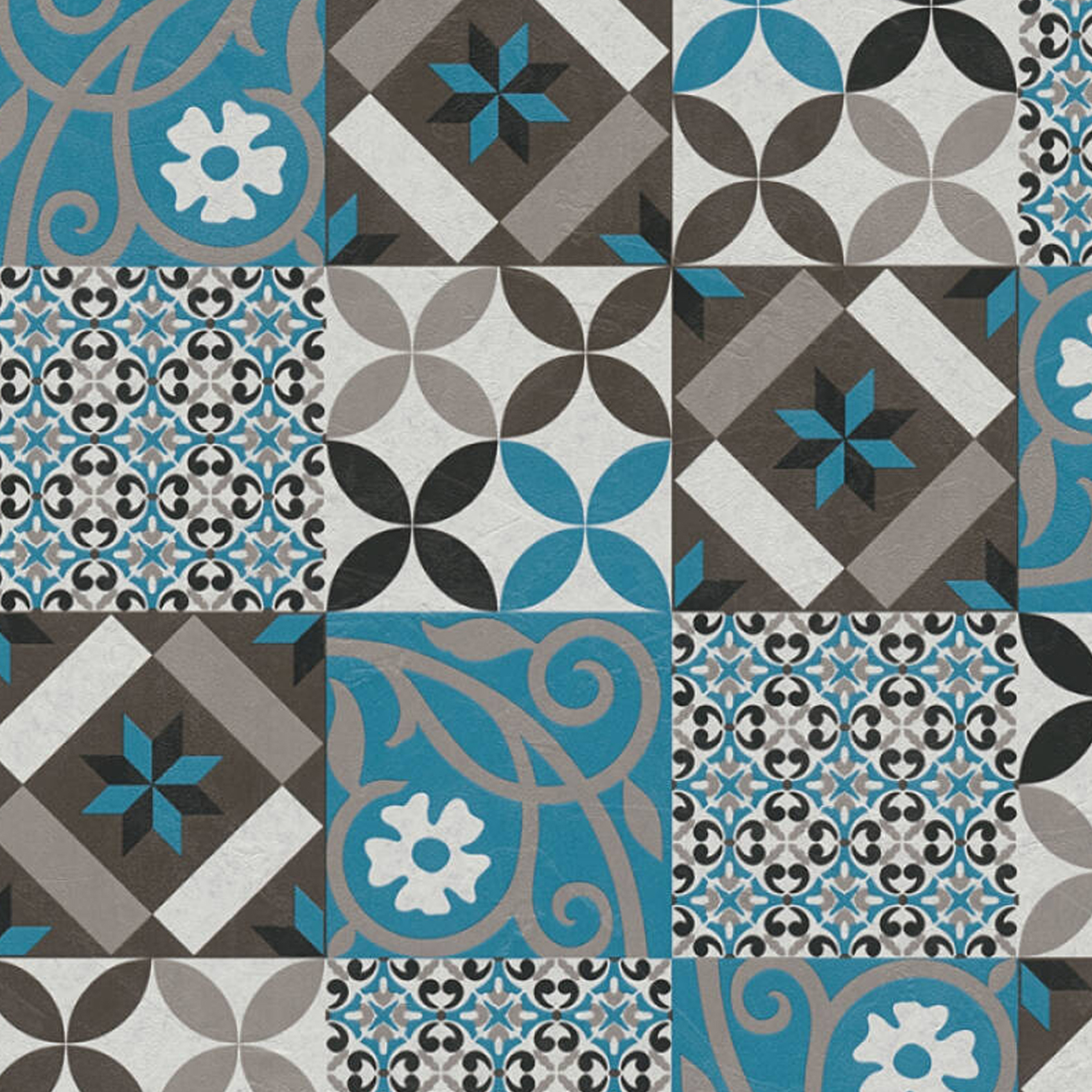 Papier peint effet mosaïque colorée — vue 5