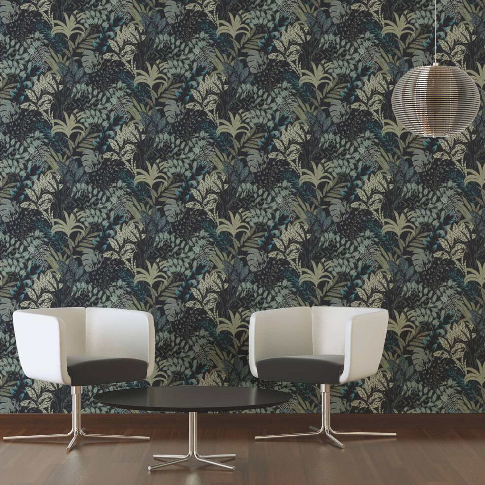 Papier peint en mur végétal — vue 4