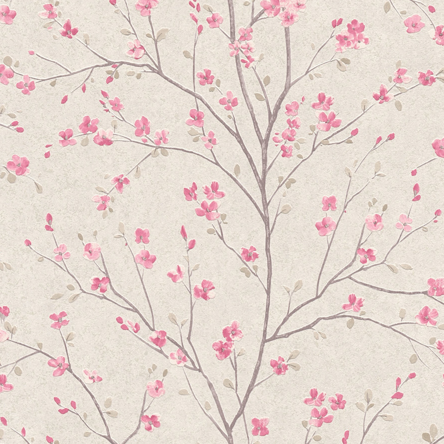 Papier peint imprimé fleur de cerisier — vue 3