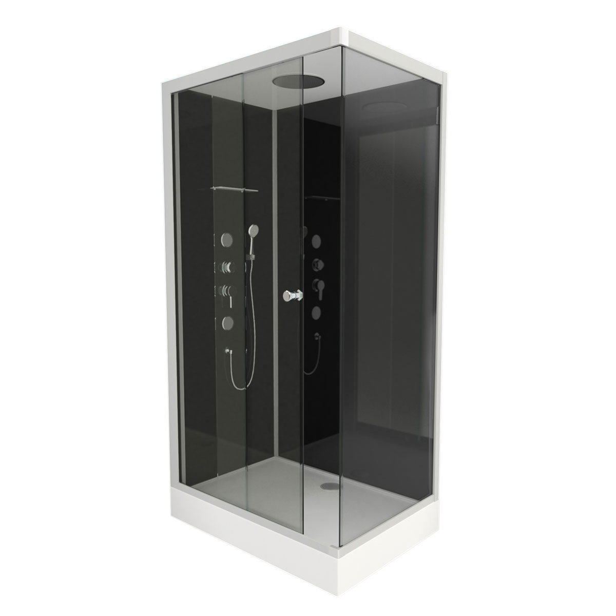 Cabine de douche avec système hydromassant — vue 3