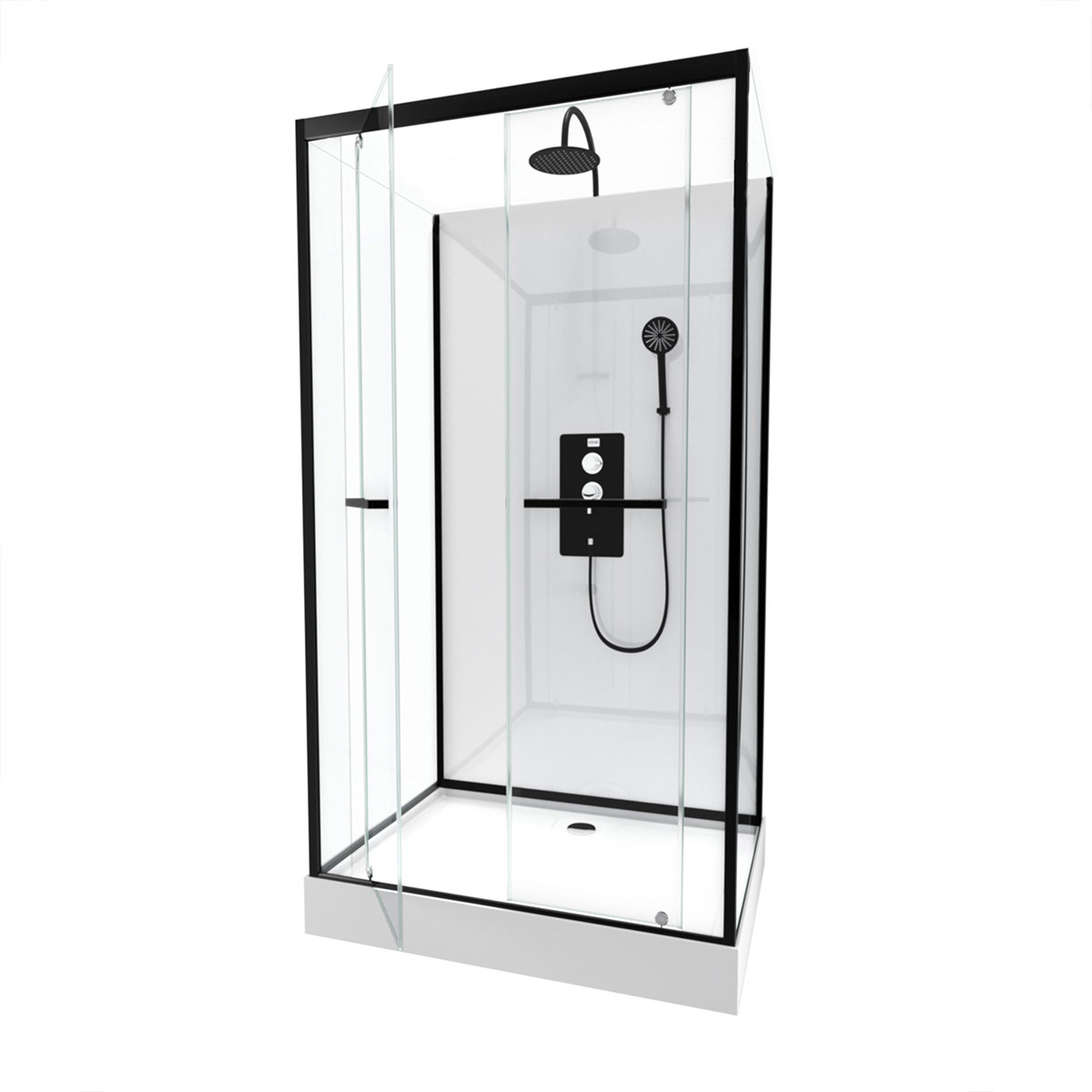 Cabine de douche style Indus — vue 6