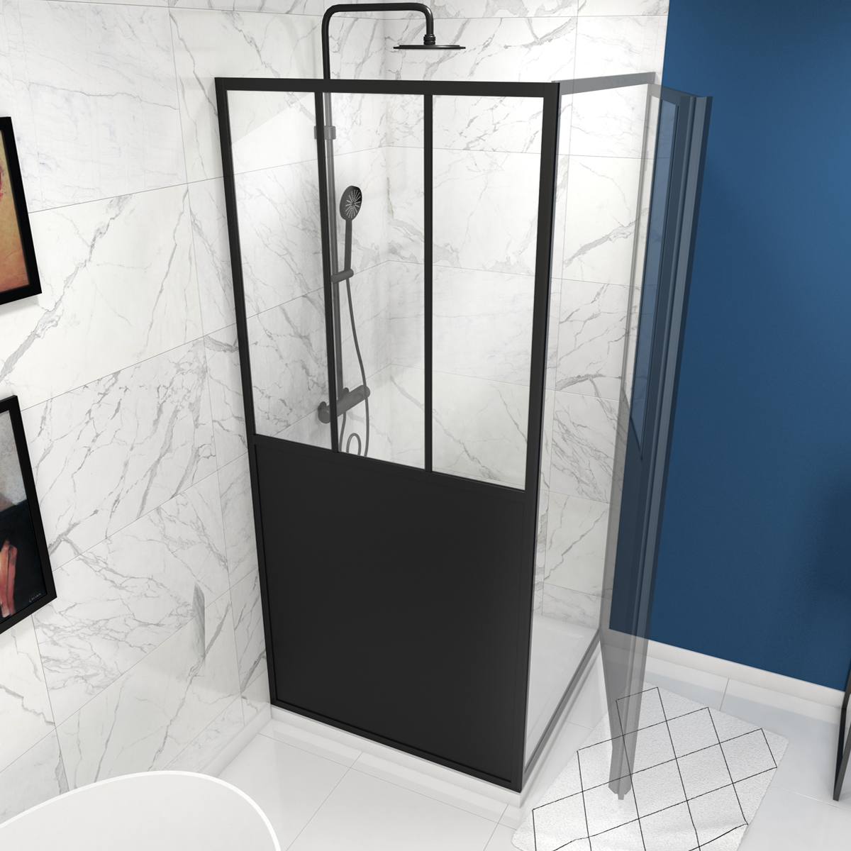 Paroi retour de douche FABRIK — vue 3