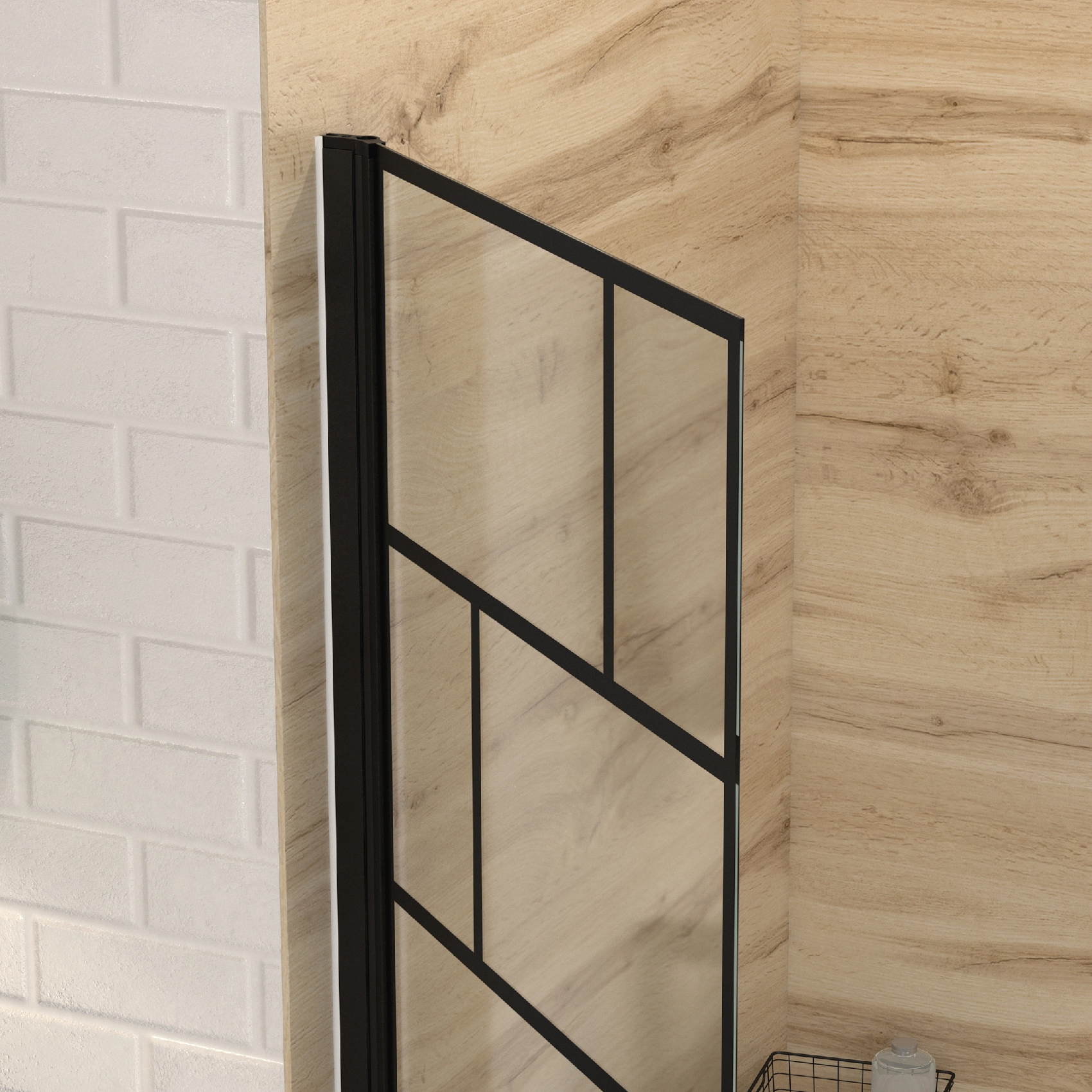Pare baignoire au style industriel — vue 4
